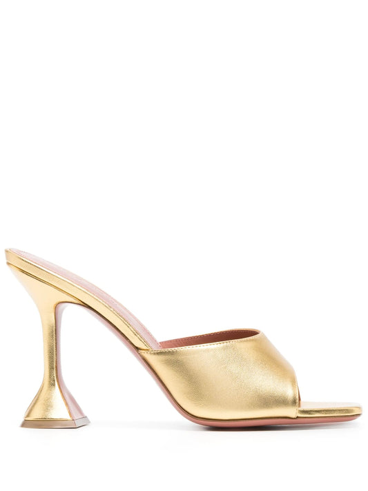 Lupita 95mm leather mules