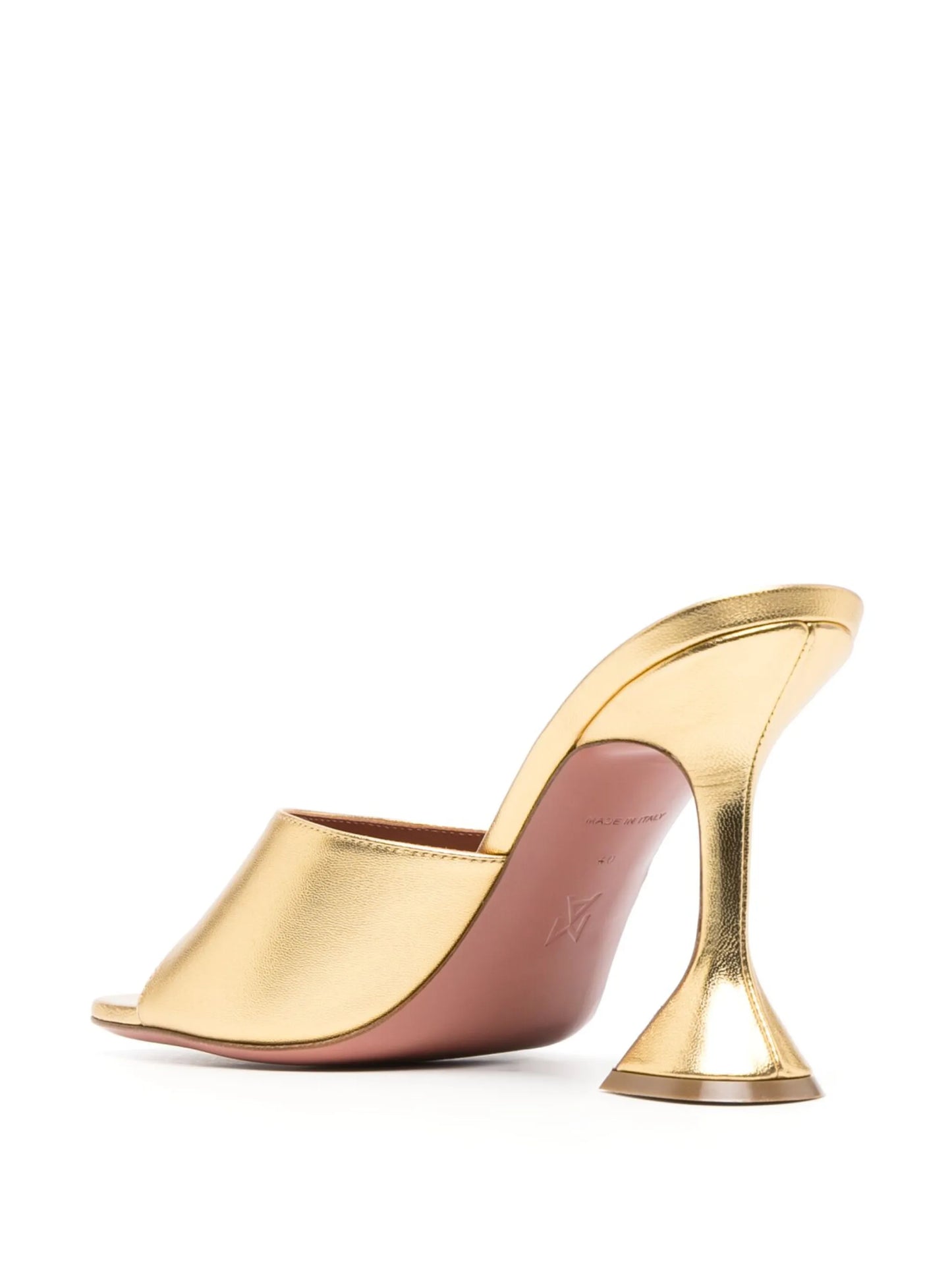 Lupita 95mm leather mules