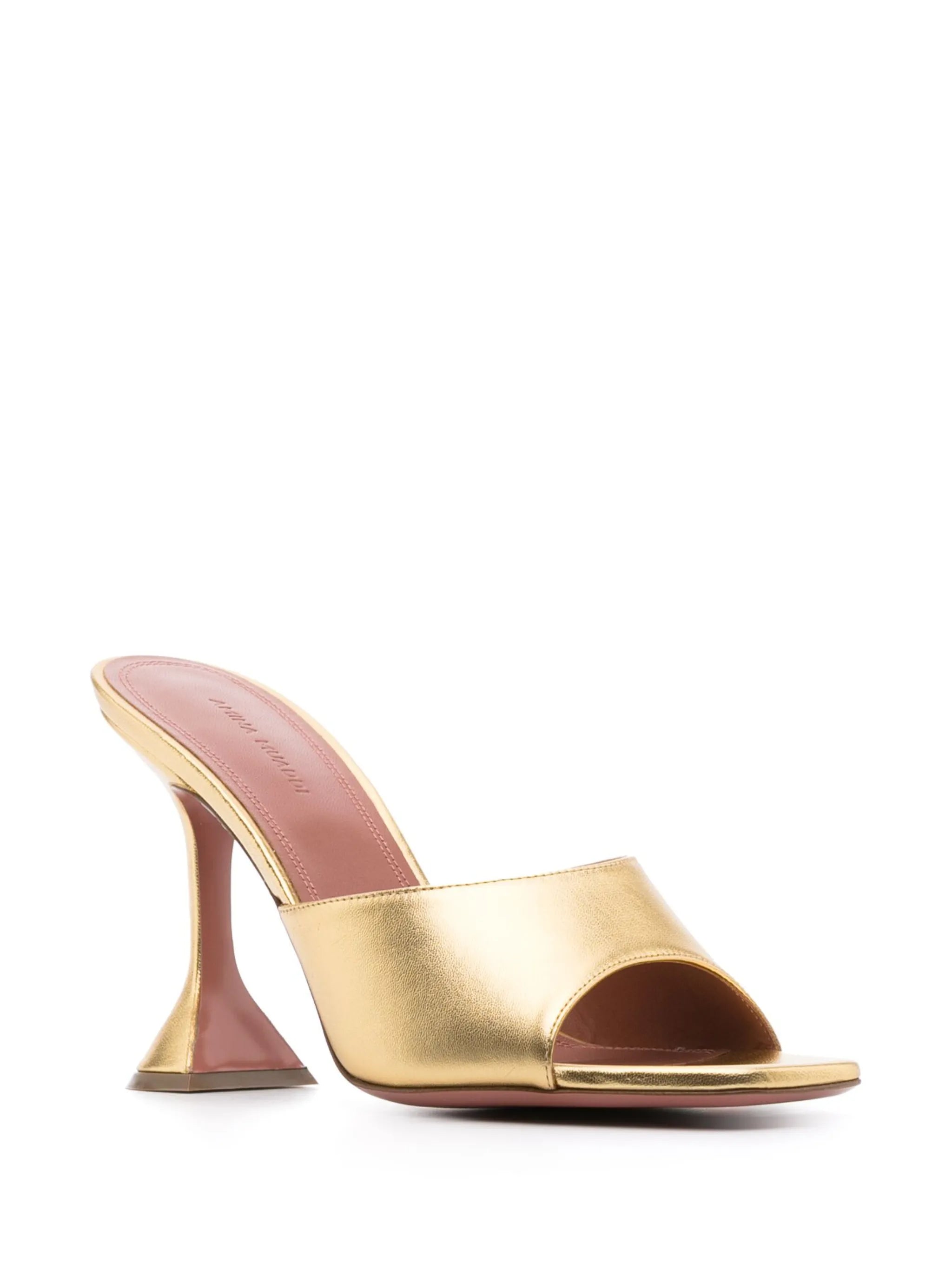 Lupita 95mm leather mules