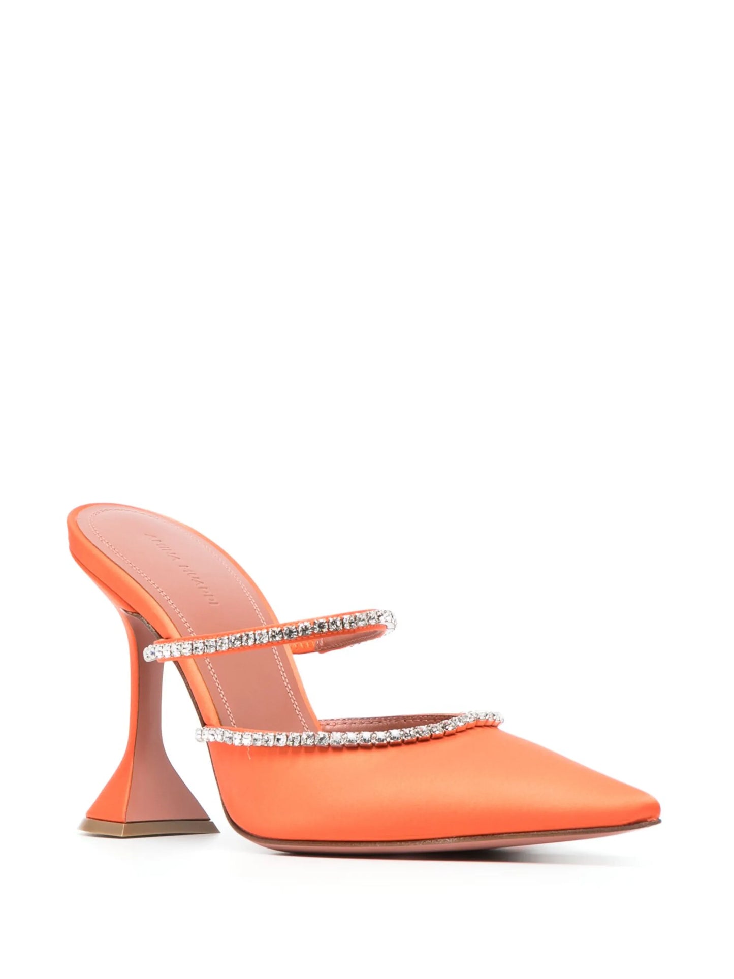 Gilda crystal-embellished 105mm mules