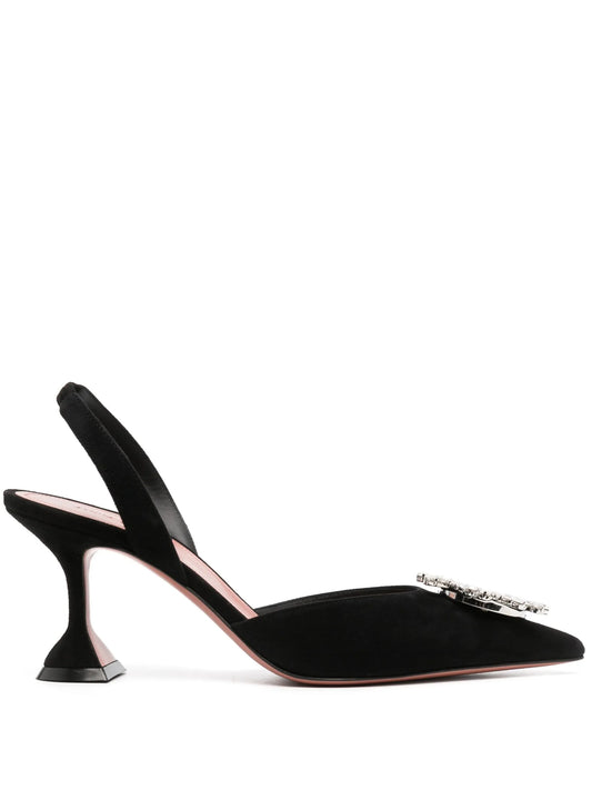 Begum 85mm embellished slingback pumps