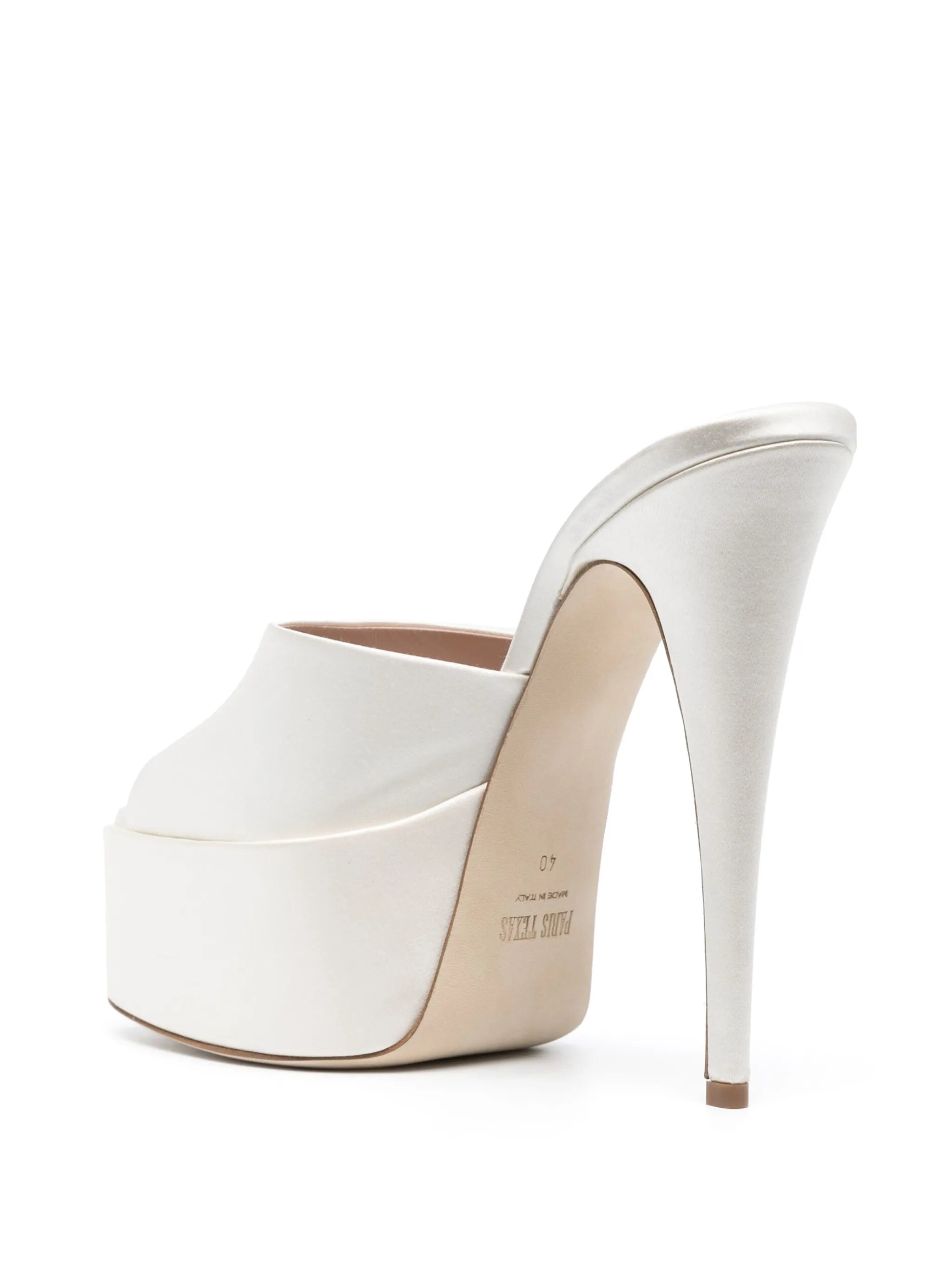 Marina 160mm satin platform sandals