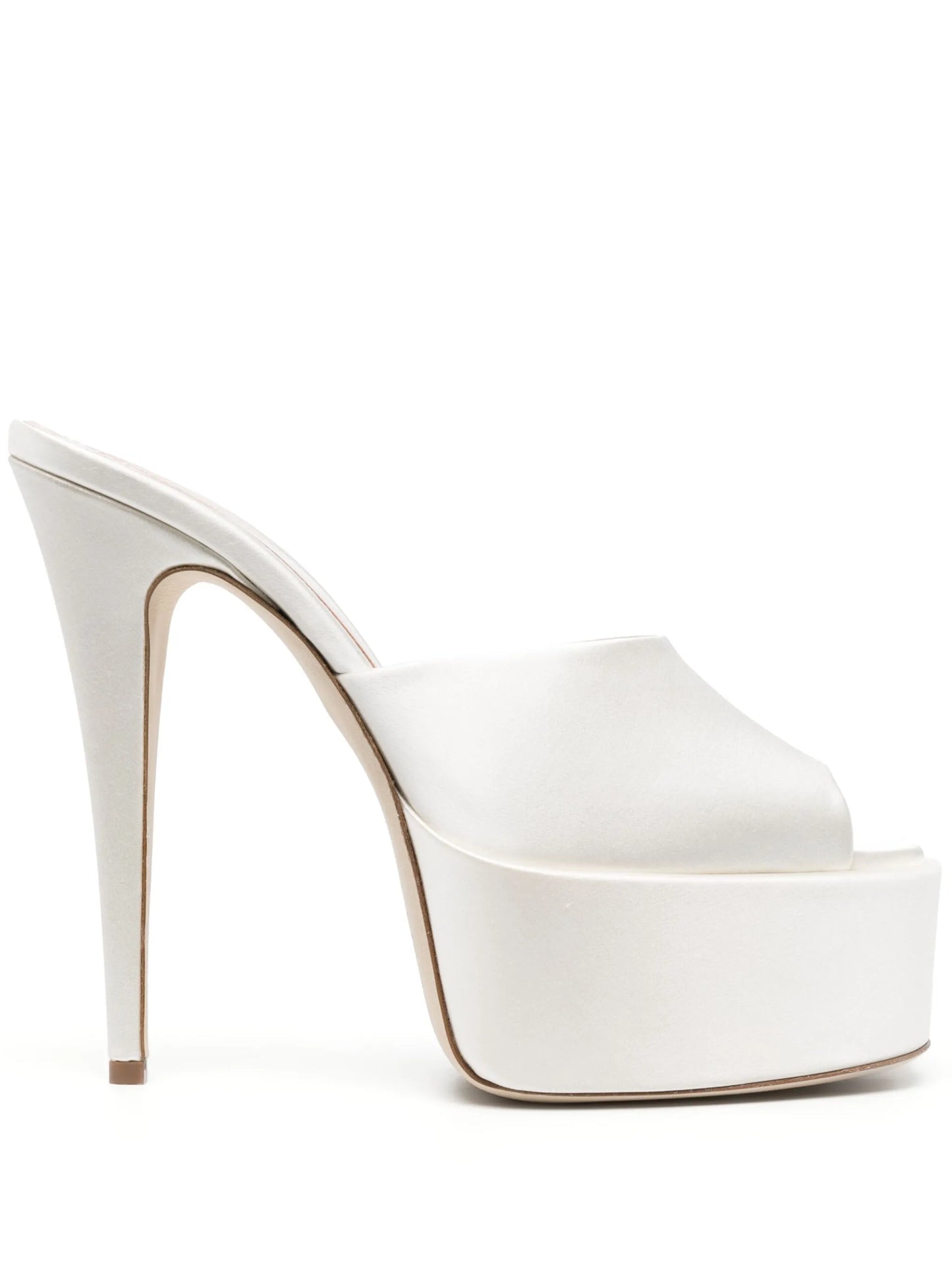 Marina 160mm satin platform sandals