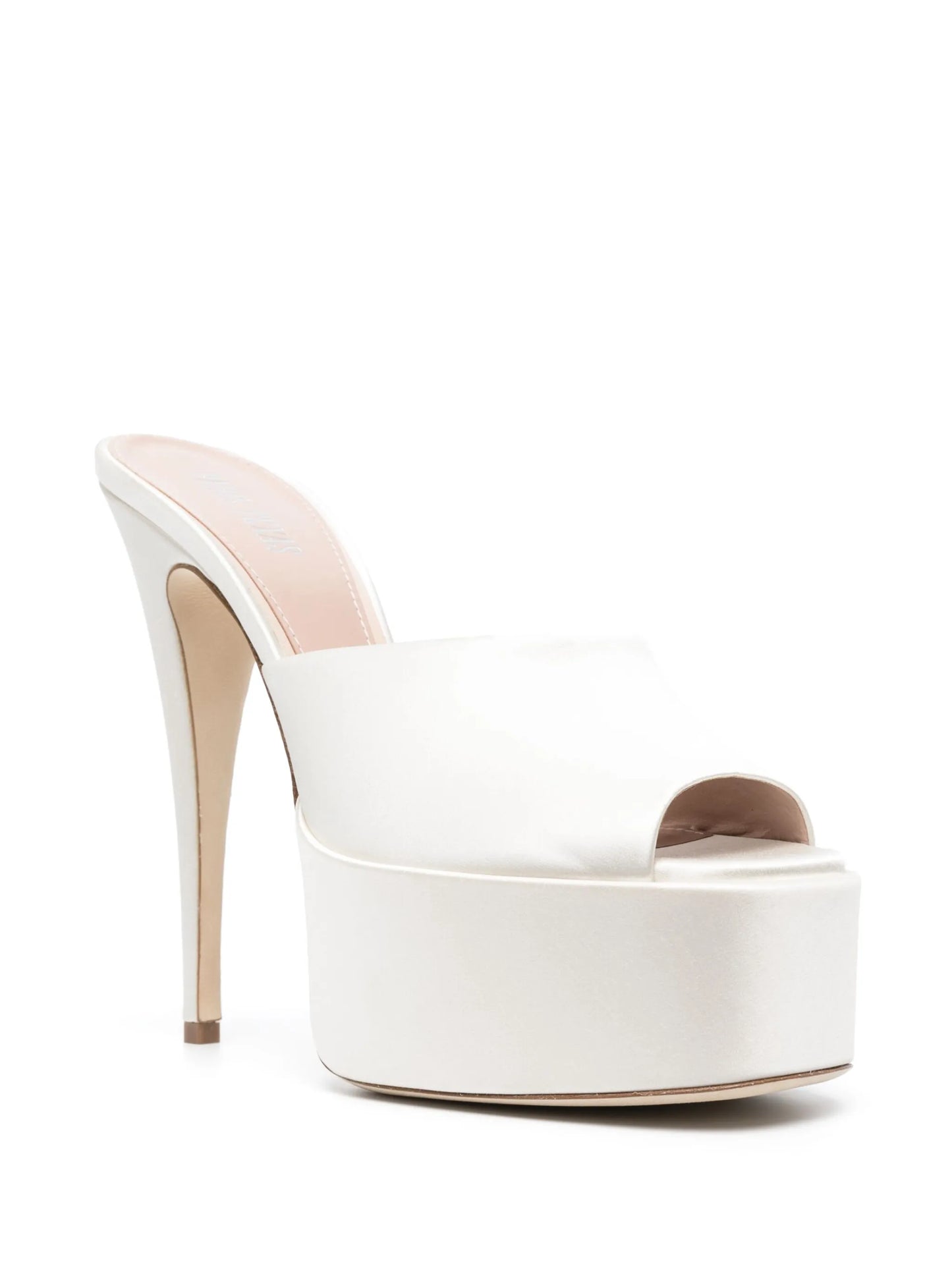 Marina 160mm satin platform sandals