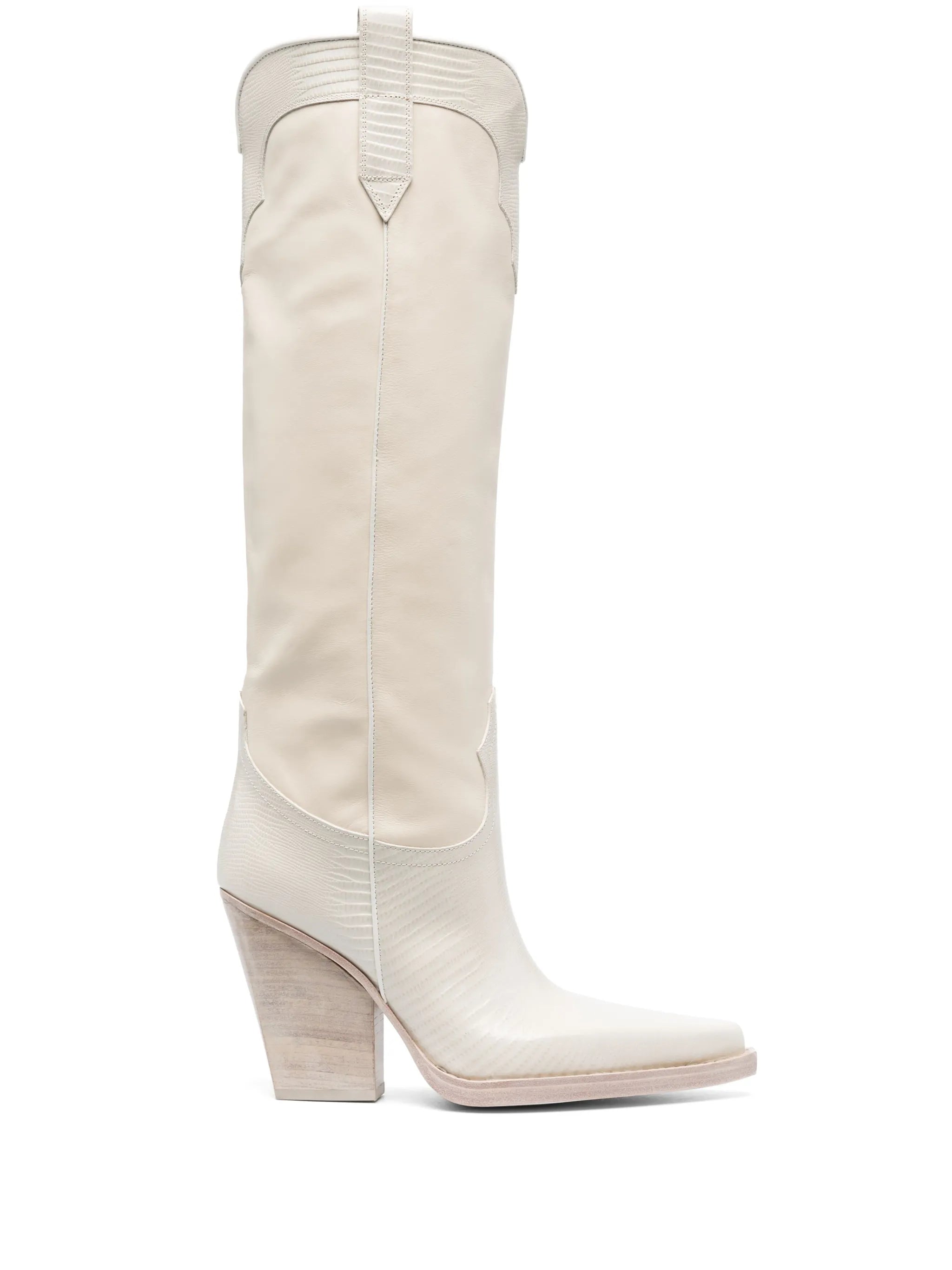 110mm leather knee-length boots