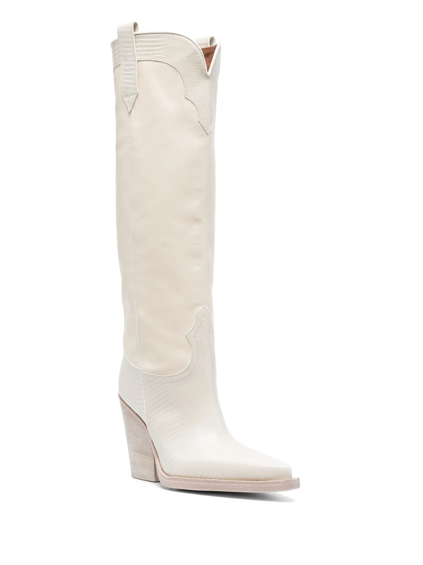 110mm leather knee-length boots