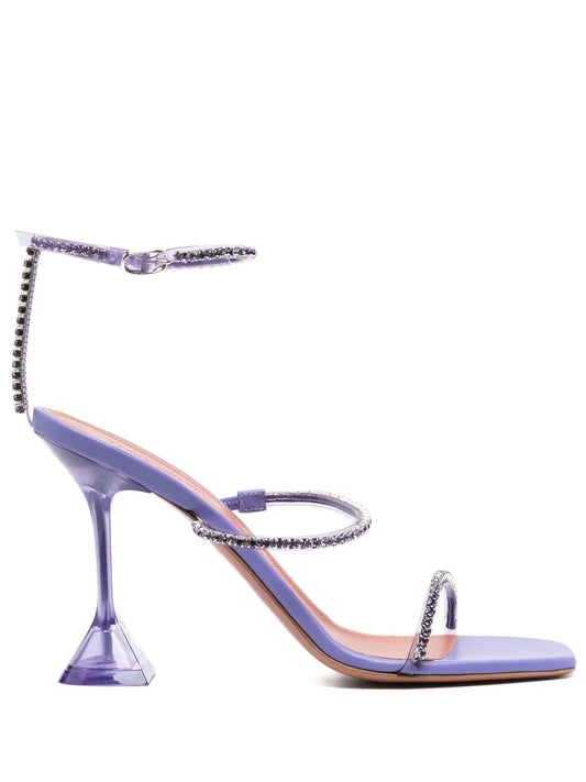 Gilda 95mm crystal-embellished sandals