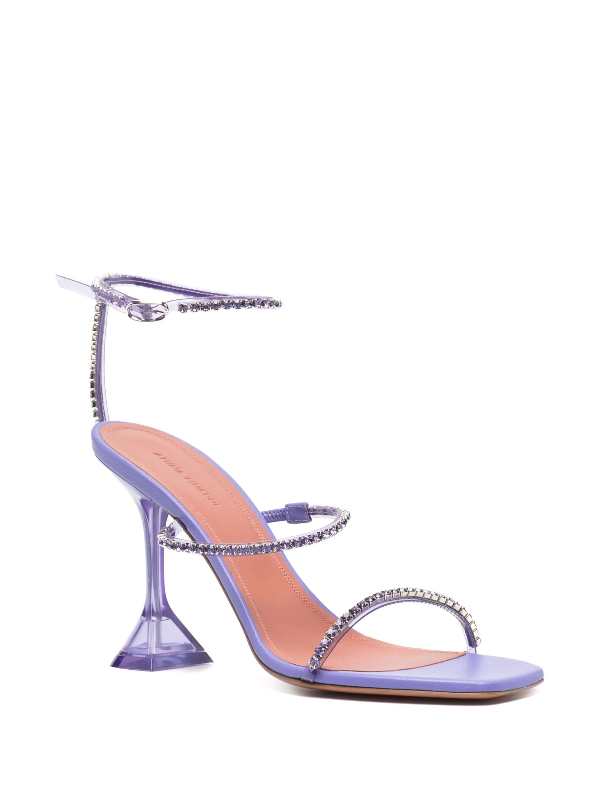 Gilda 95mm crystal-embellished sandals
