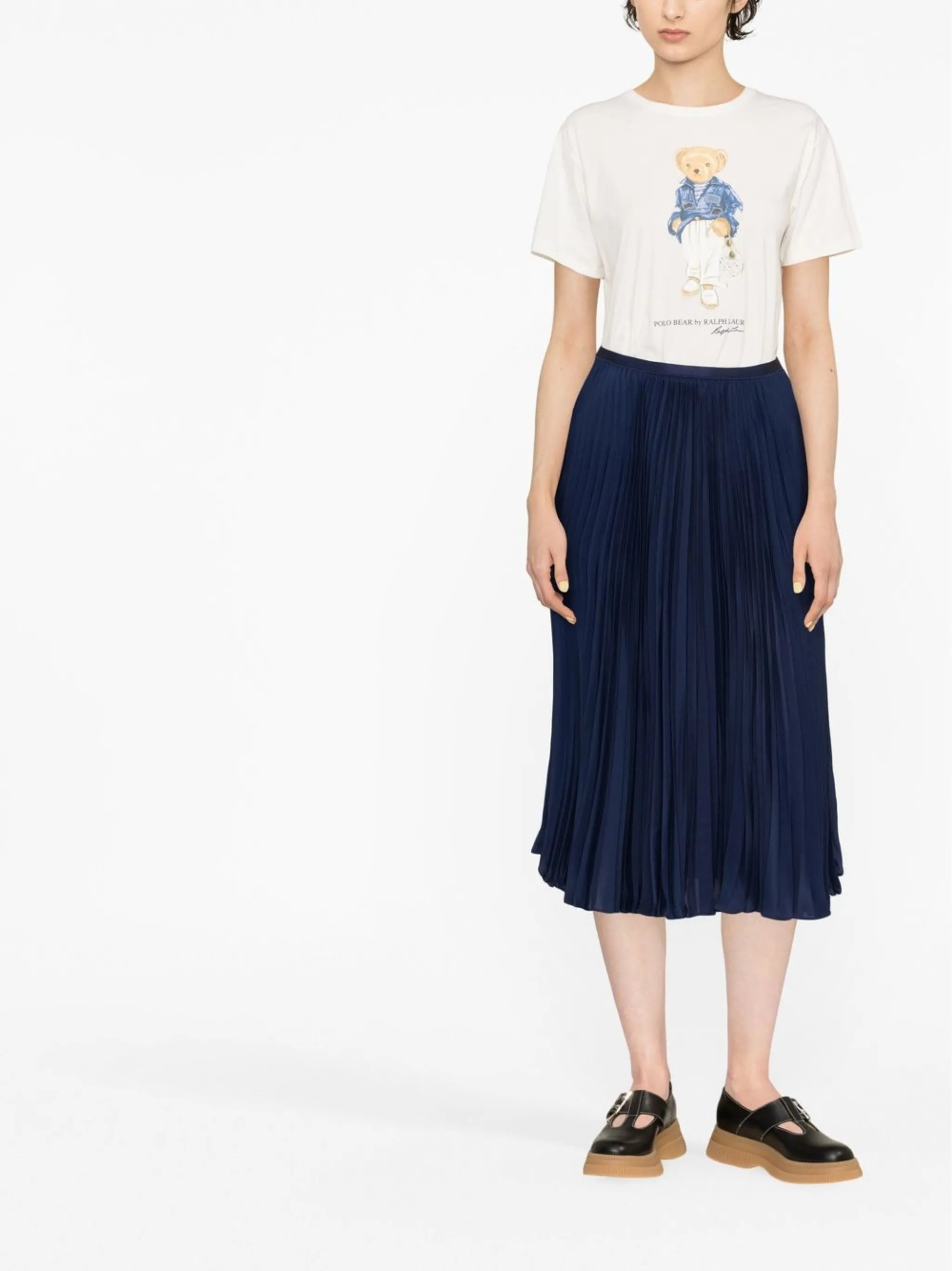 Polo Bear-print cotton T-shirt