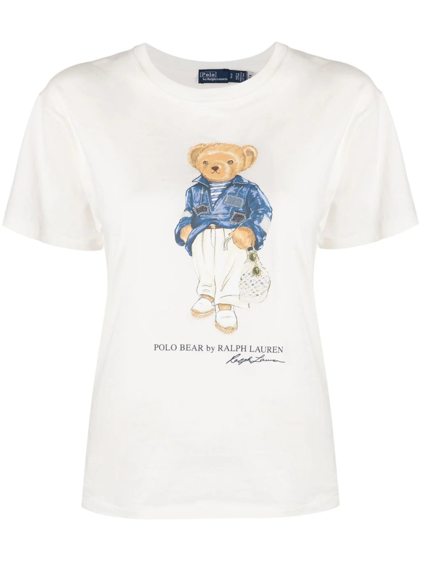 Polo Bear-print cotton T-shirt