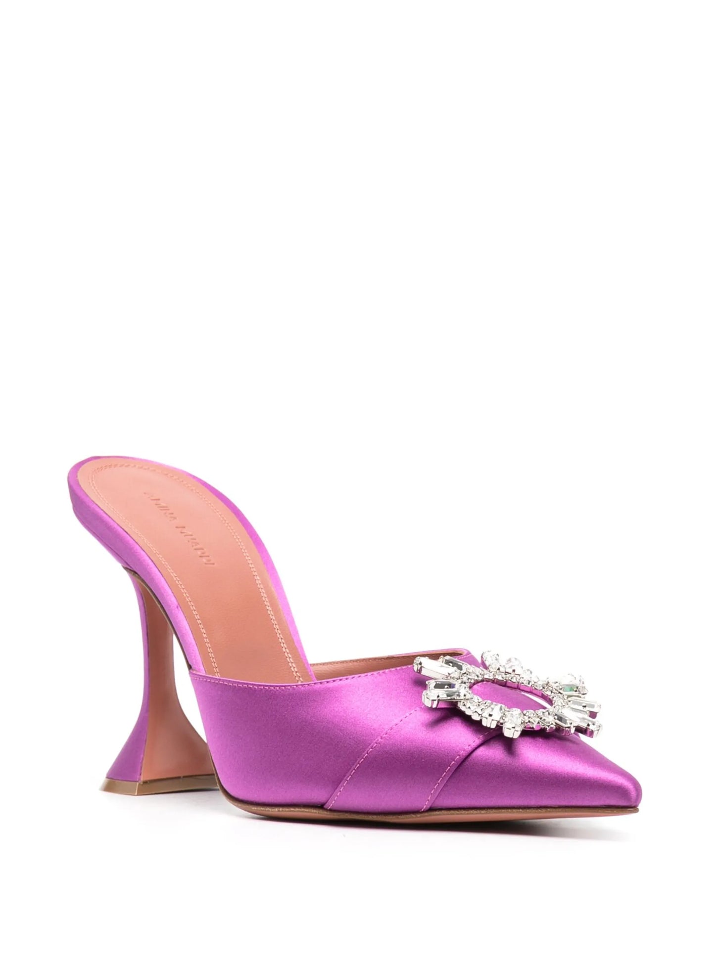 Begum 115mm crystal-embellished mules