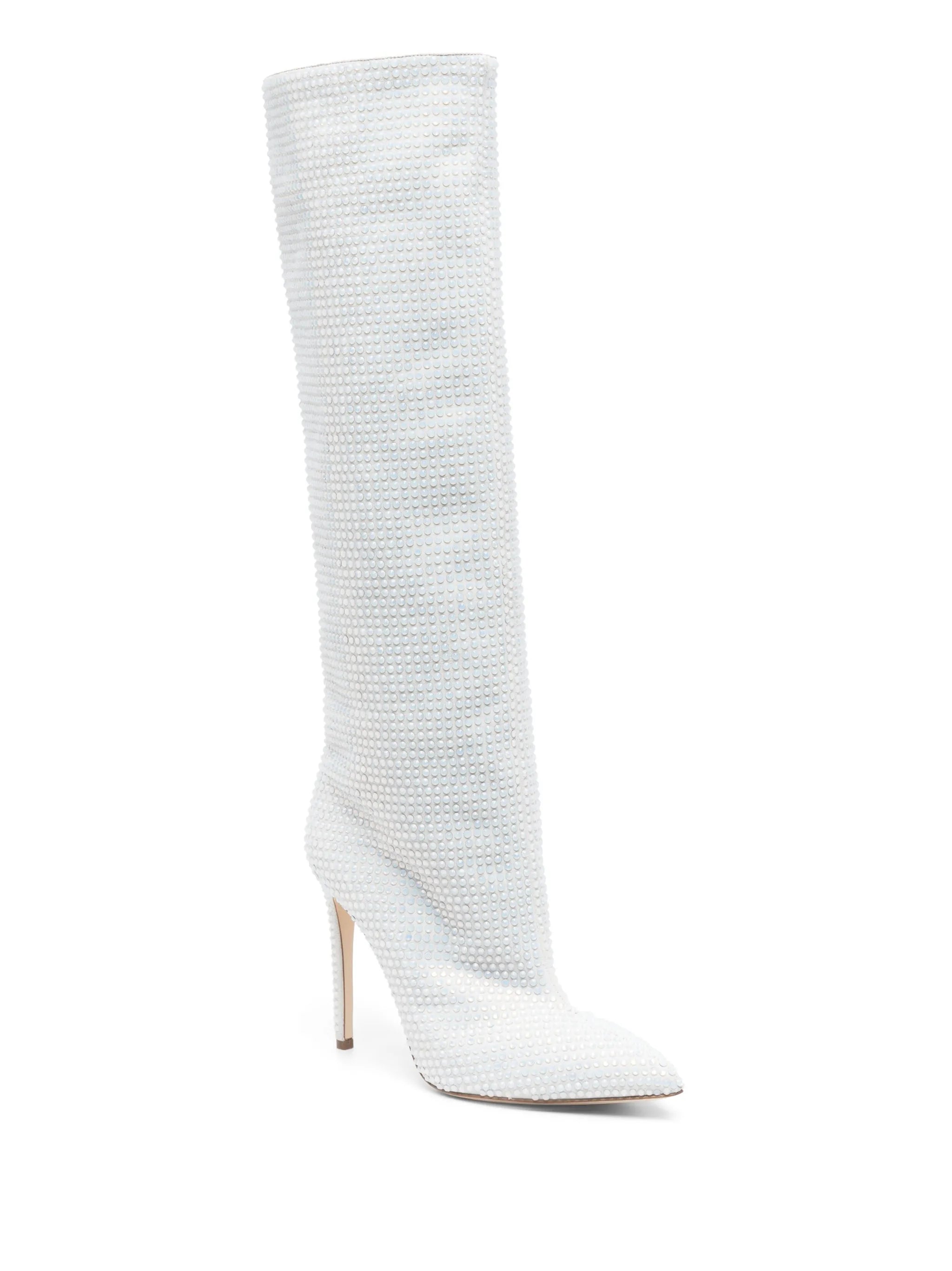 Holly 115mm crystal-embellished knee-high boots
