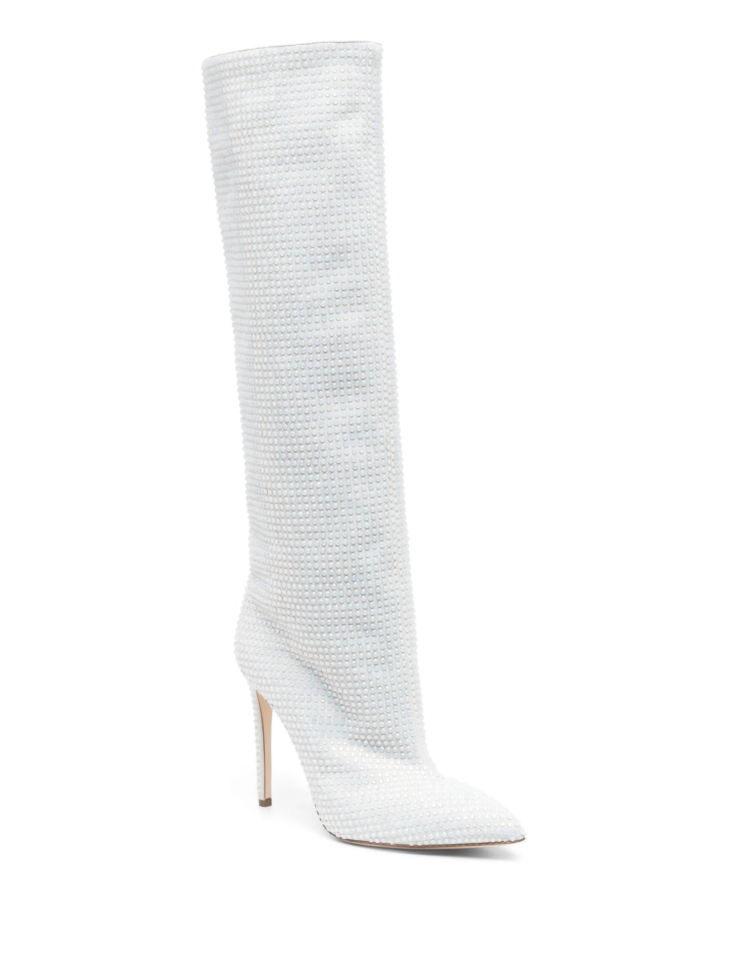 Holly 115mm crystal-embellished knee-high boots