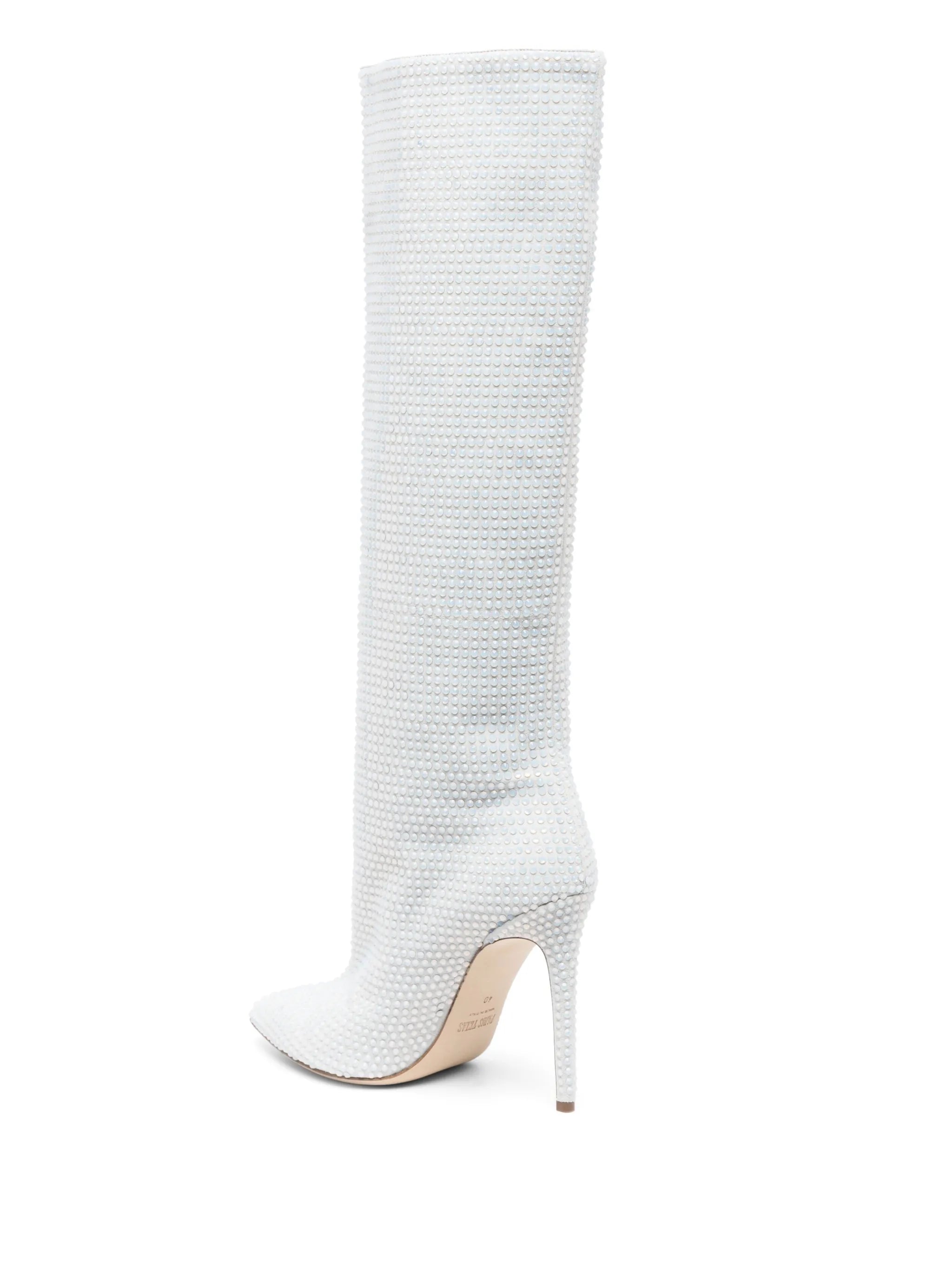 Holly 115mm crystal-embellished knee-high boots