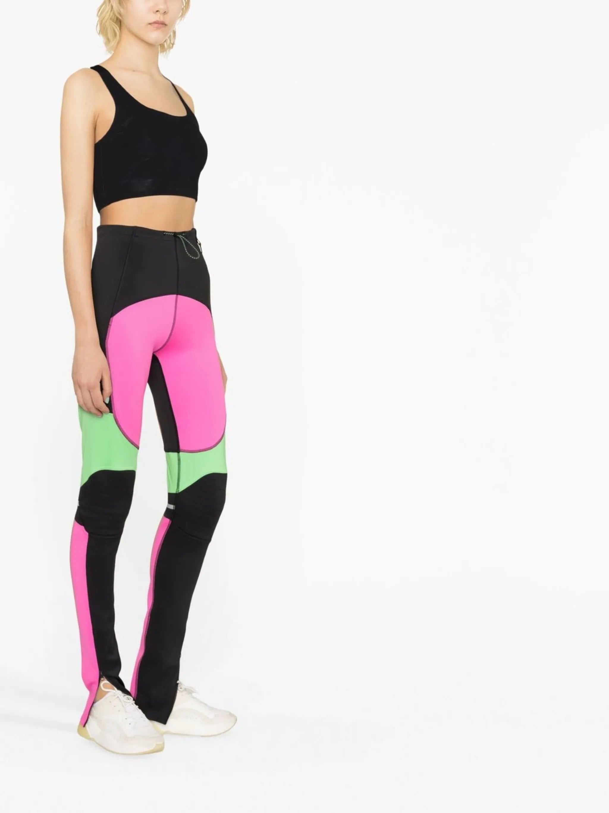 colour-block panelled leggings