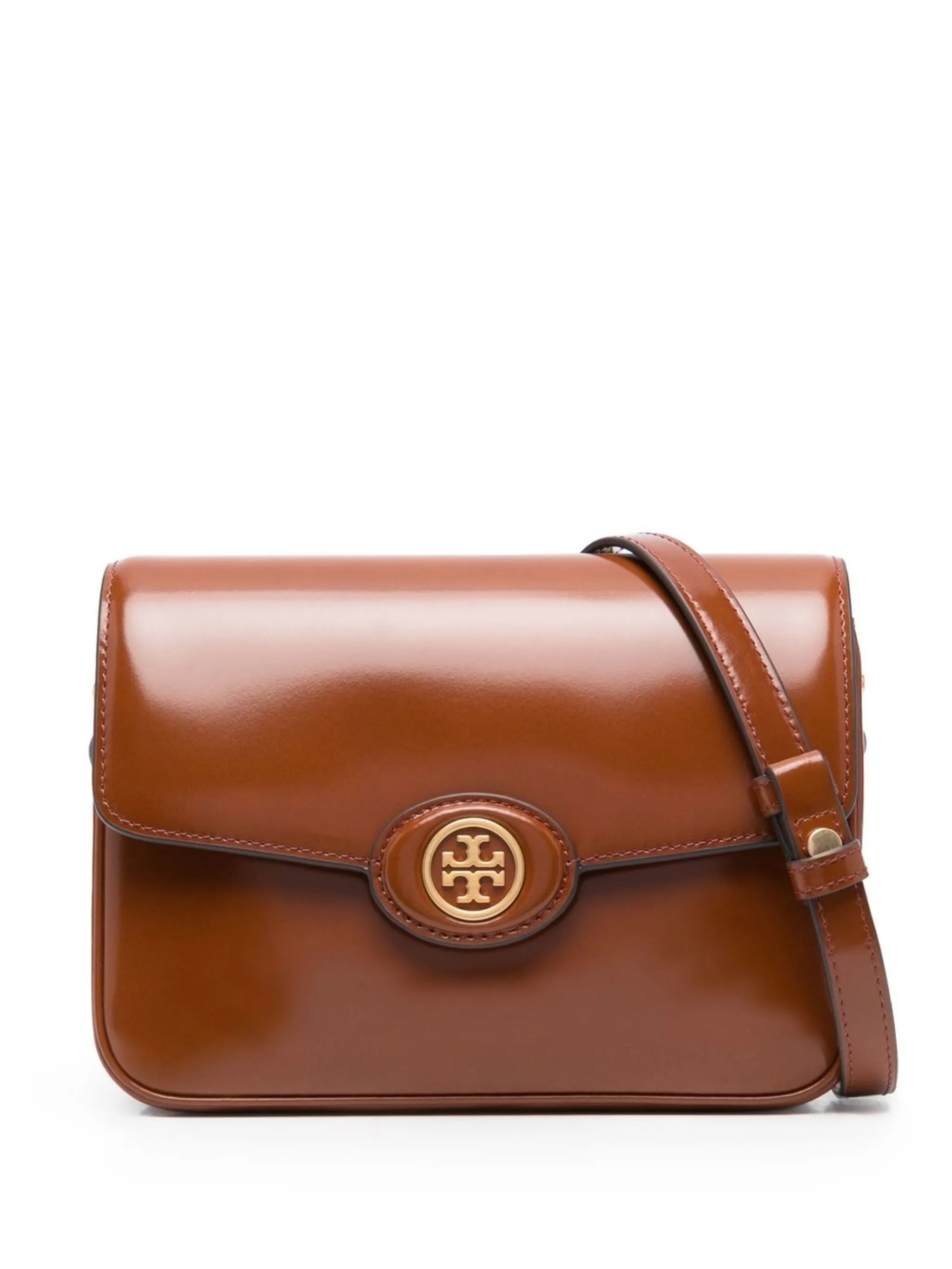 logo-plaque crossbody bag