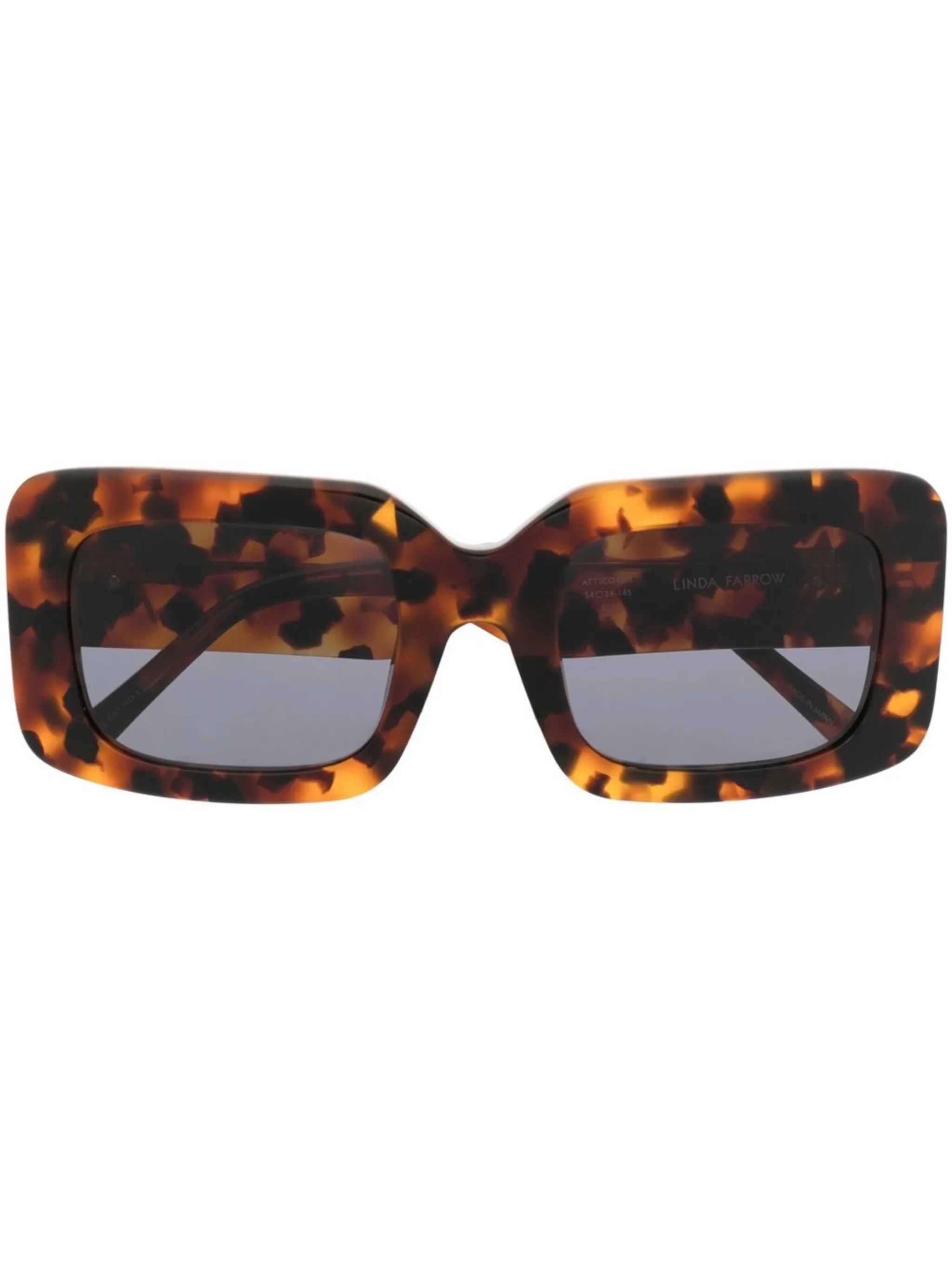 x The Attico tortoiseshell-effect sunglasses