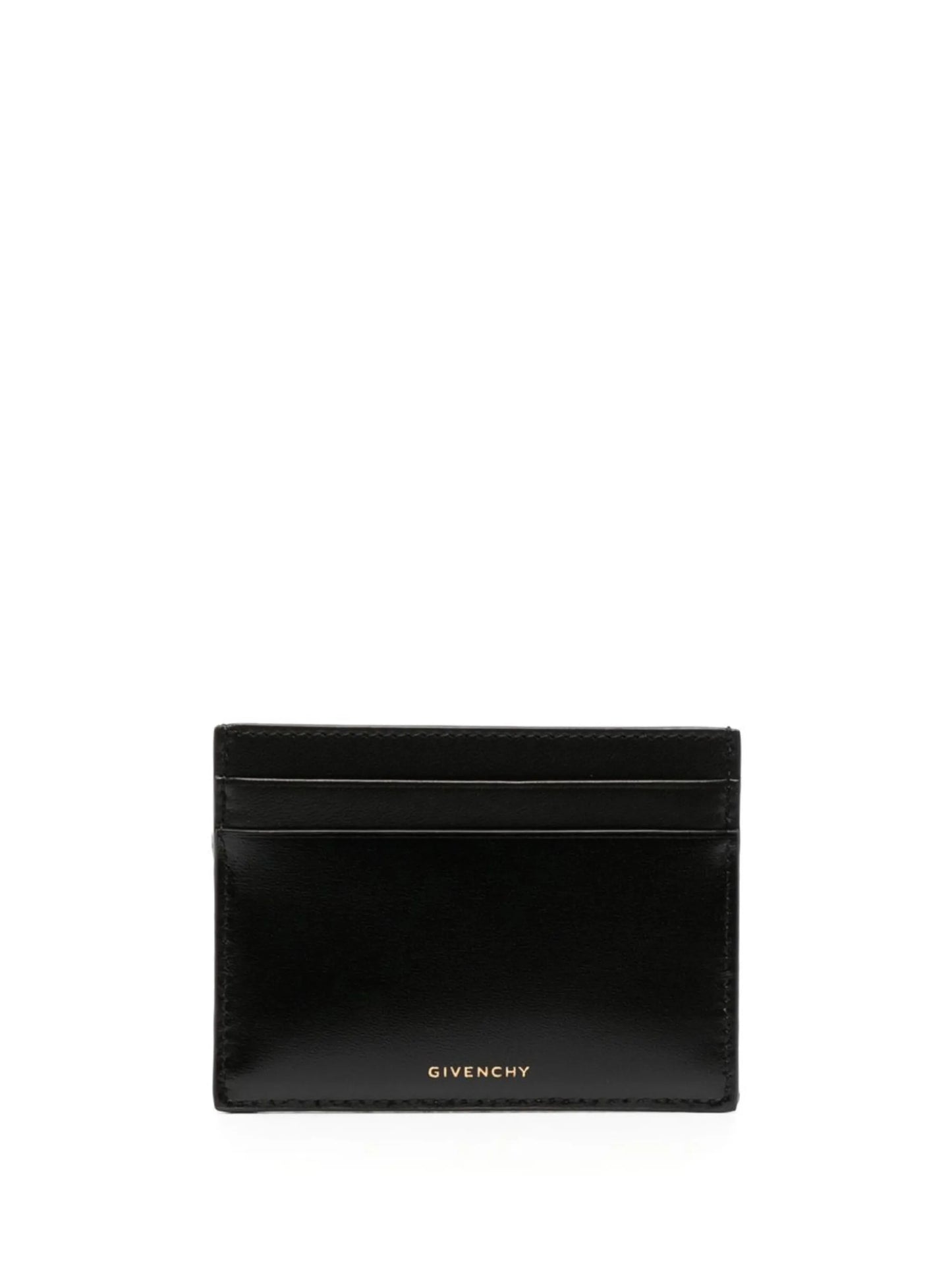 logo-print monogrammed cardholder