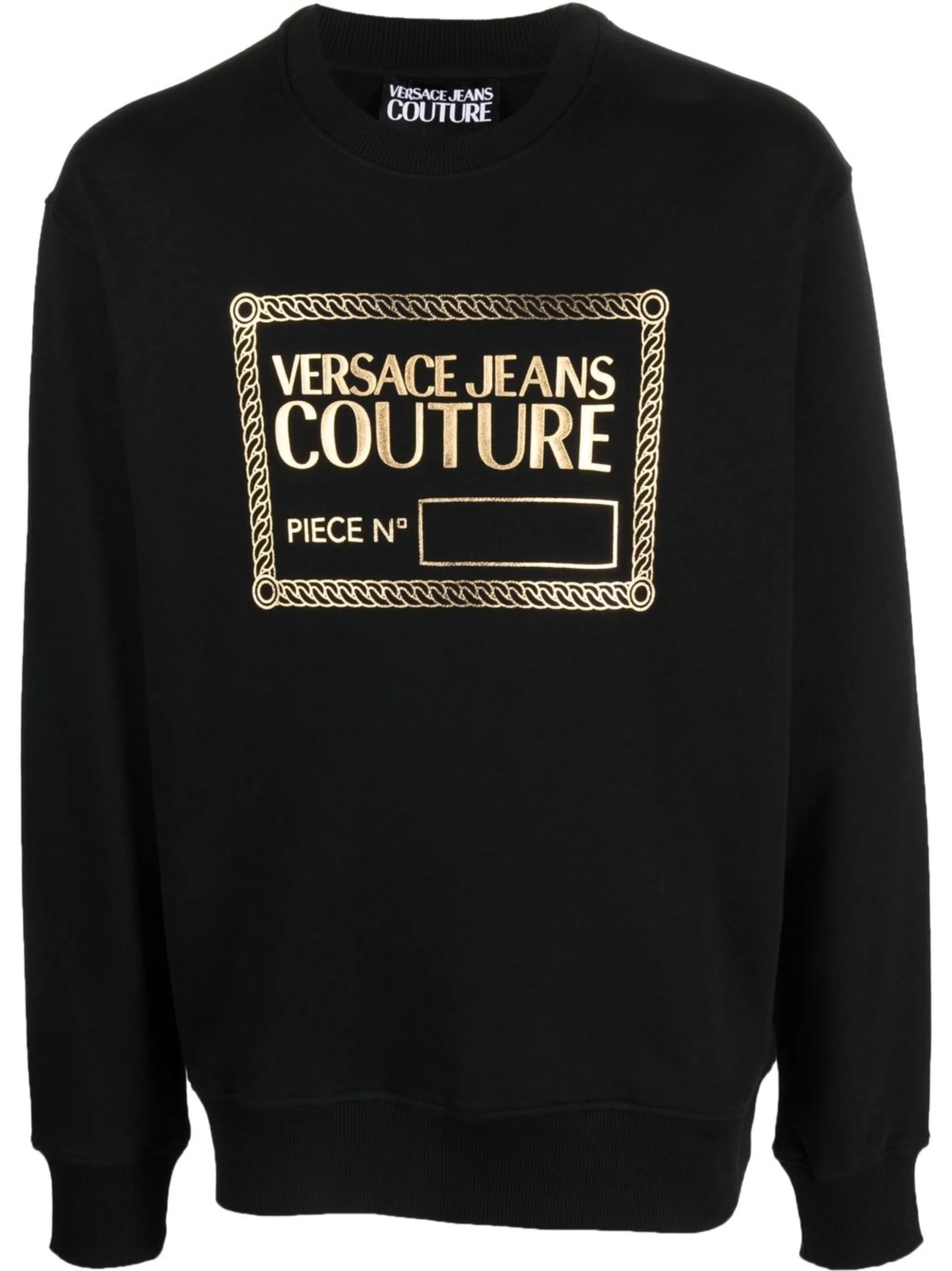 logo-print crew neck sweatshirt