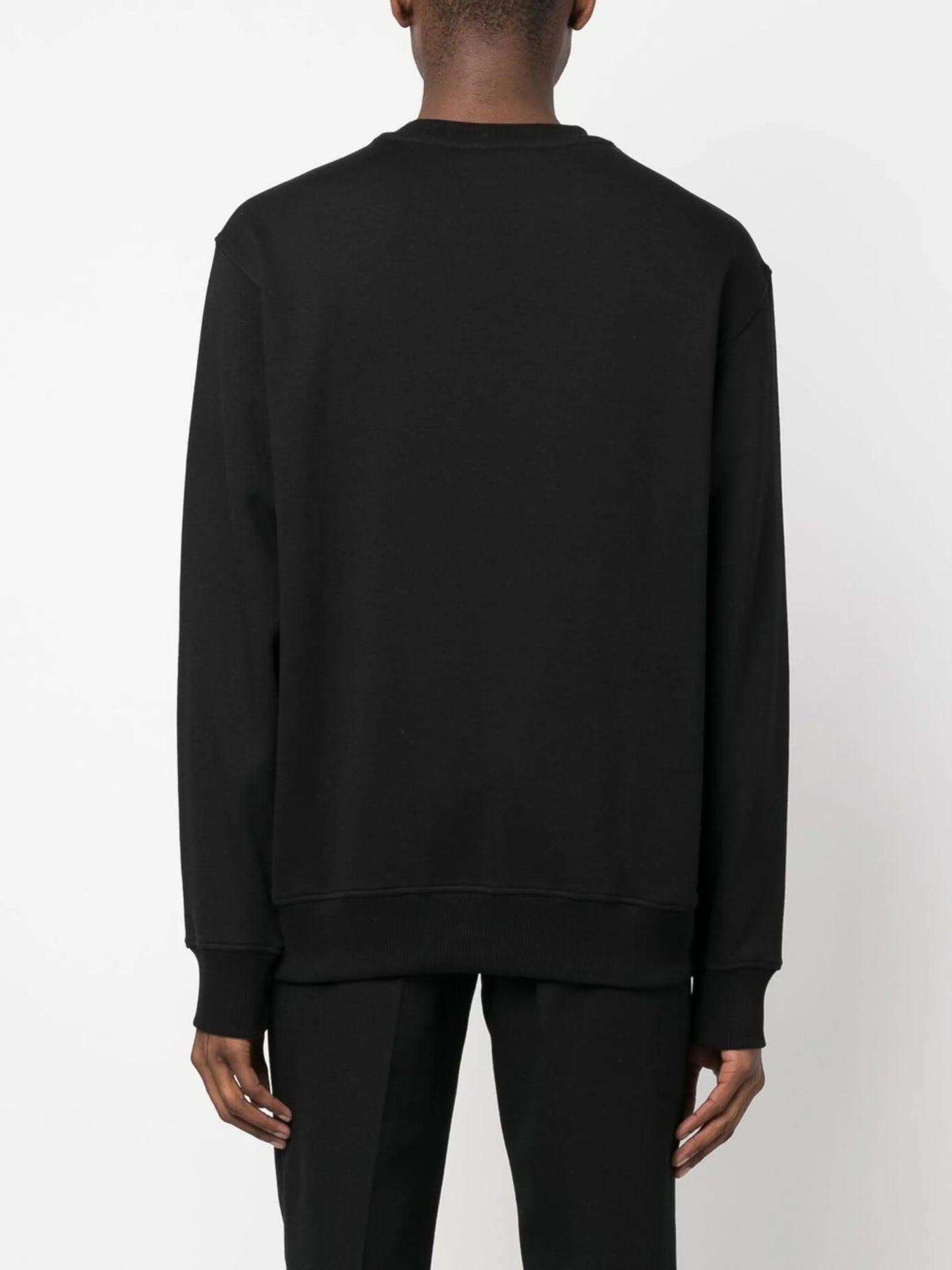 logo-print crew neck sweatshirt