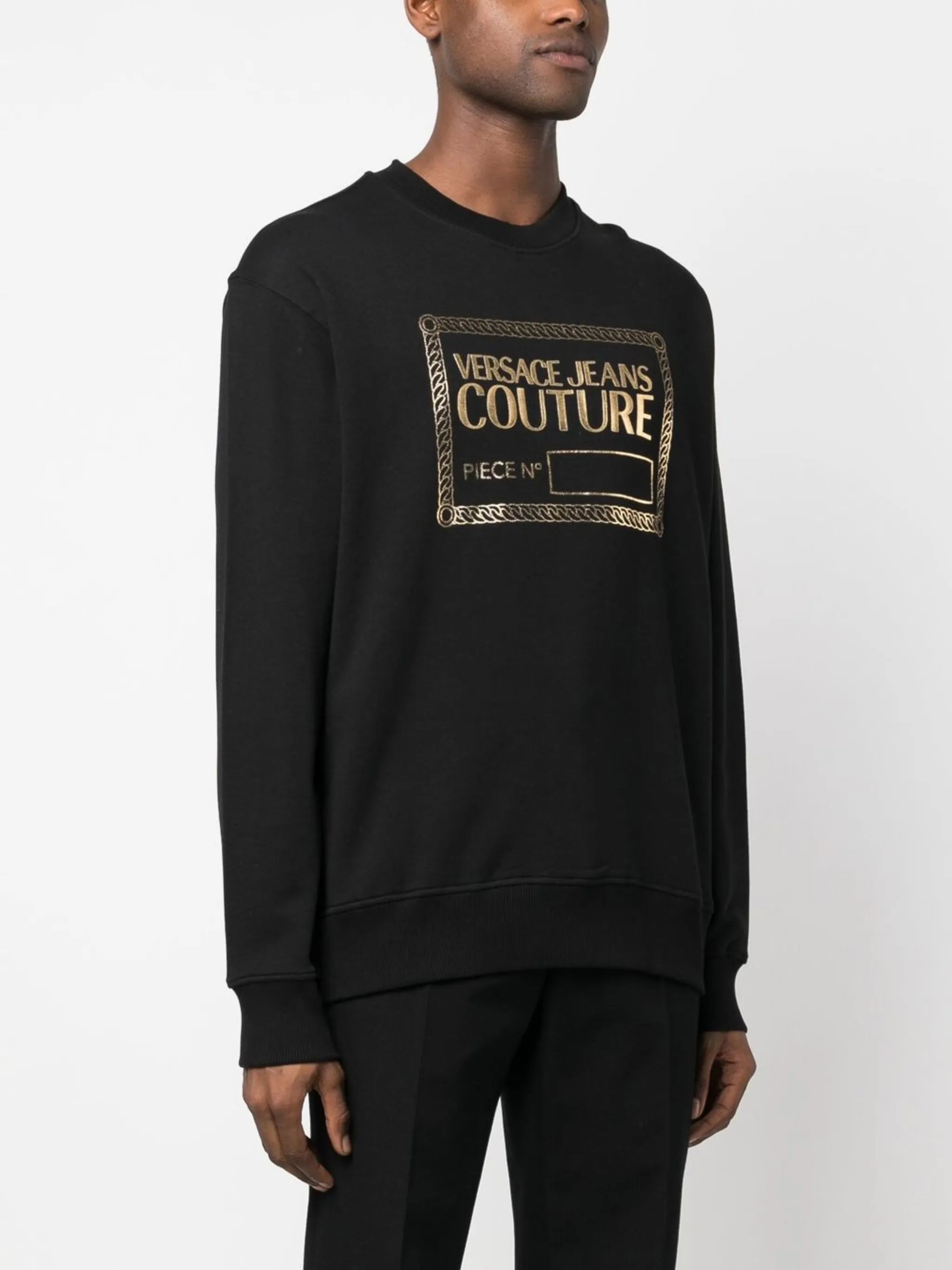 logo-print crew neck sweatshirt