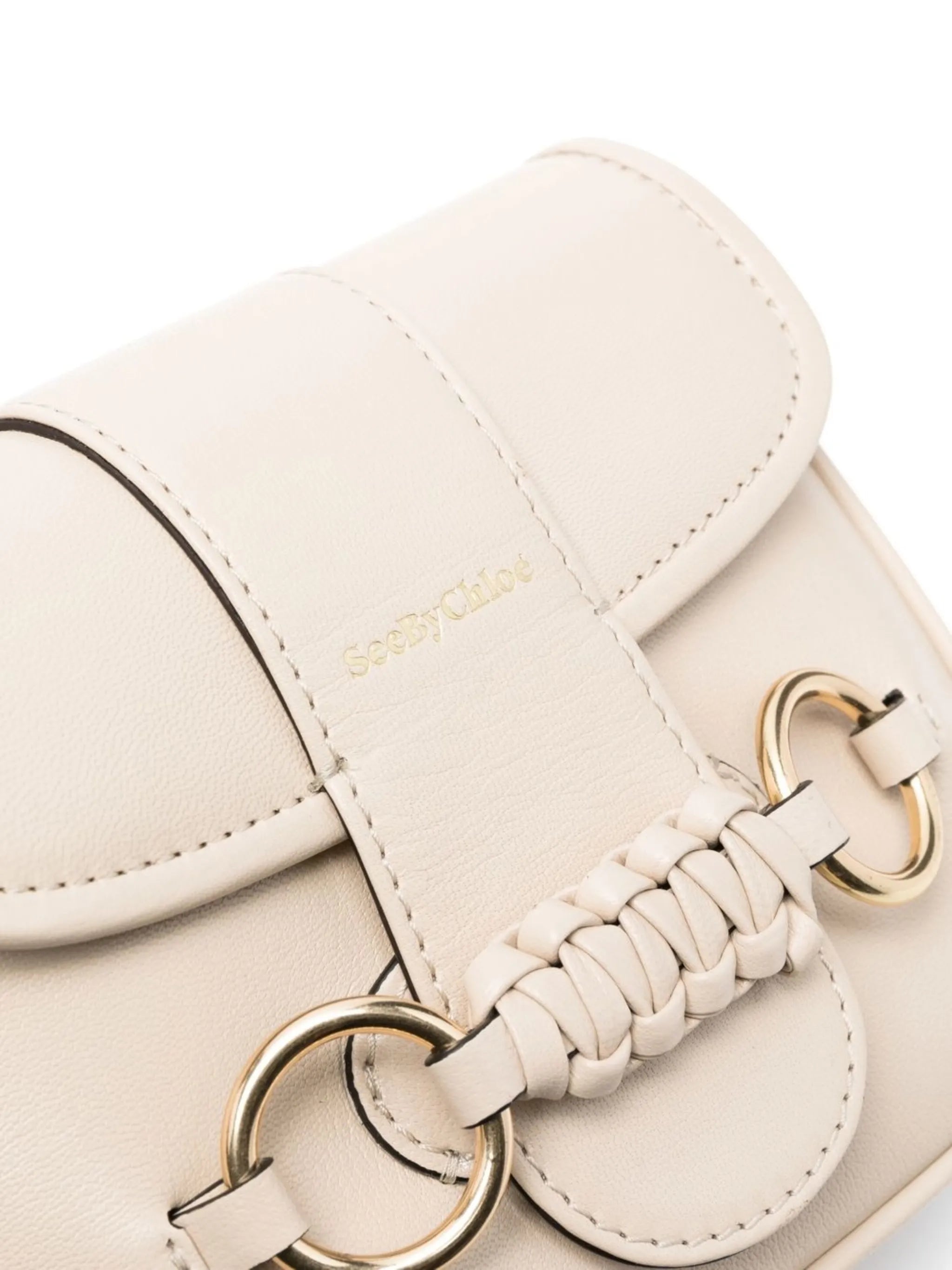 Saddie leather shoulder bag
