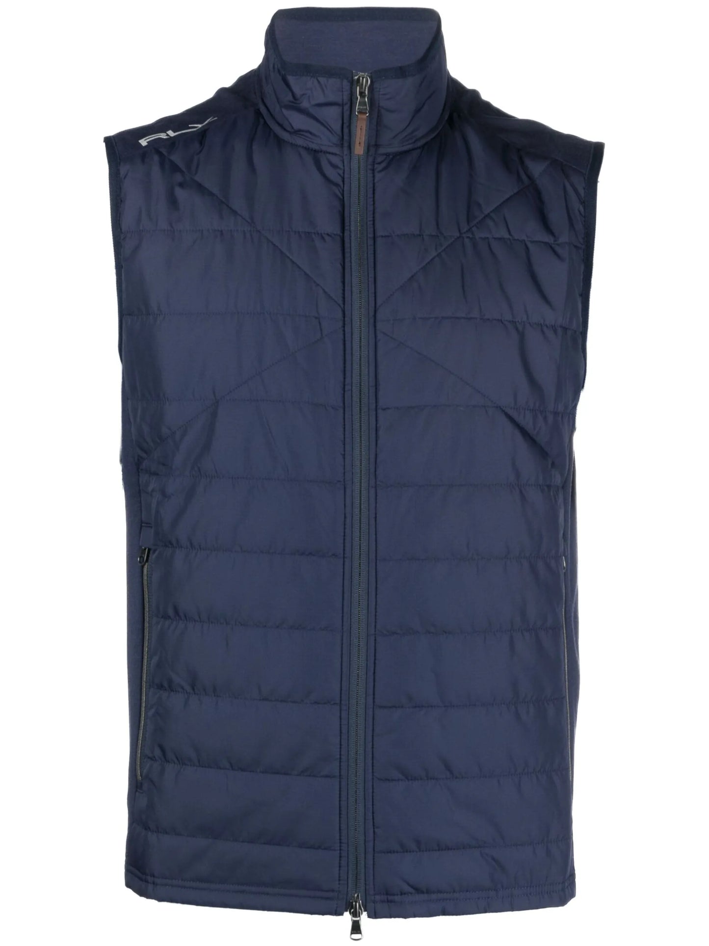 padded zipped gilet
