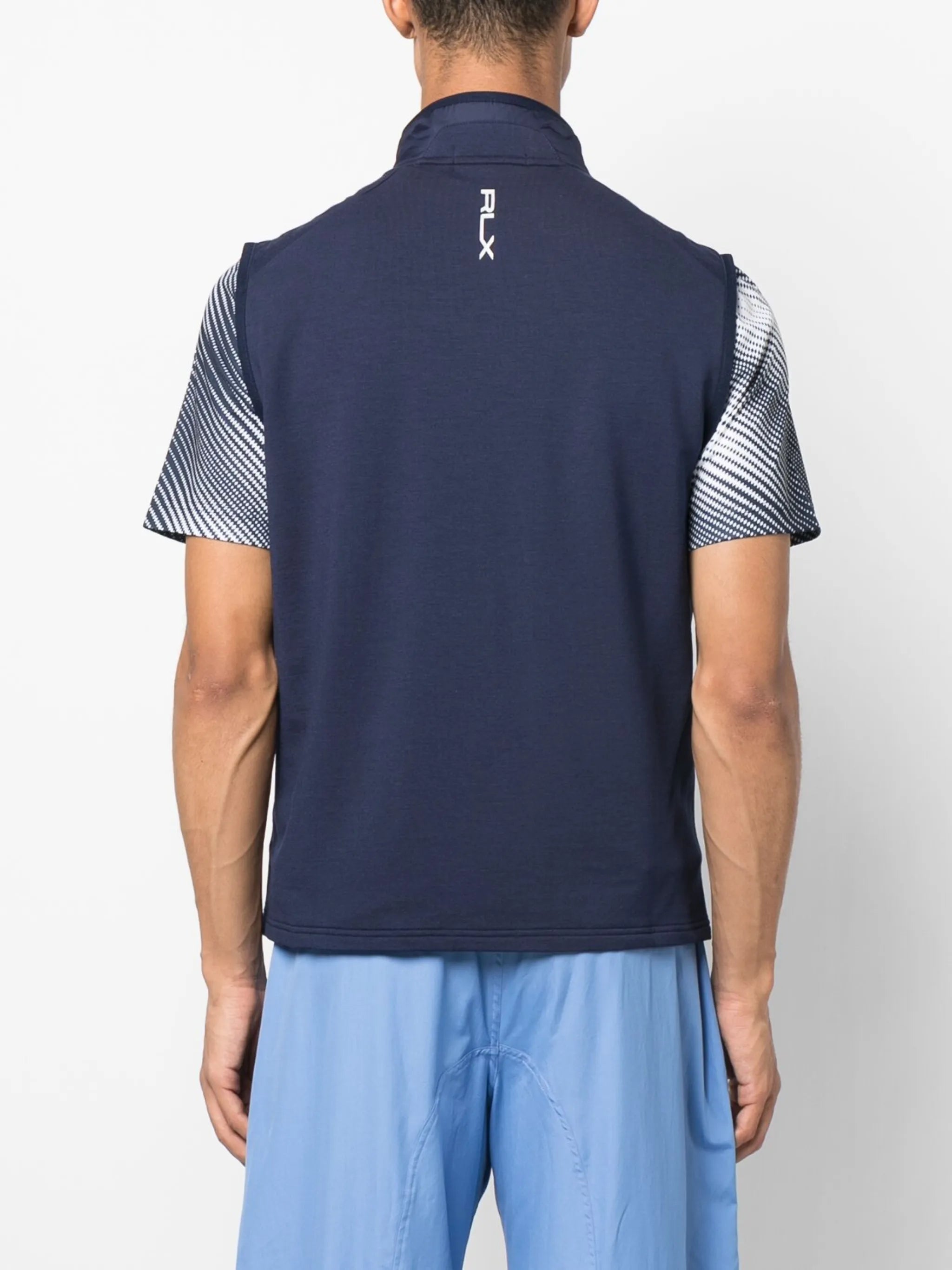 padded zipped gilet