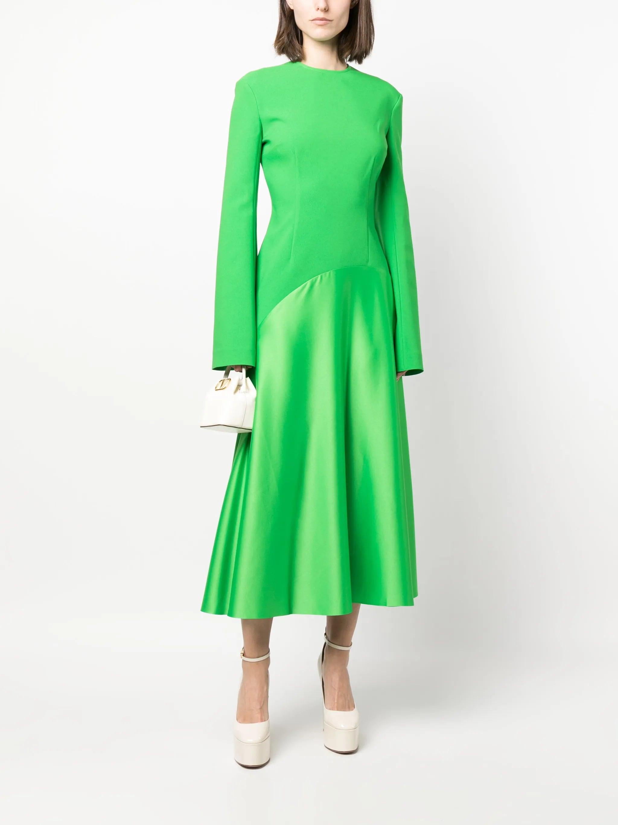 Gaia flared midi dress