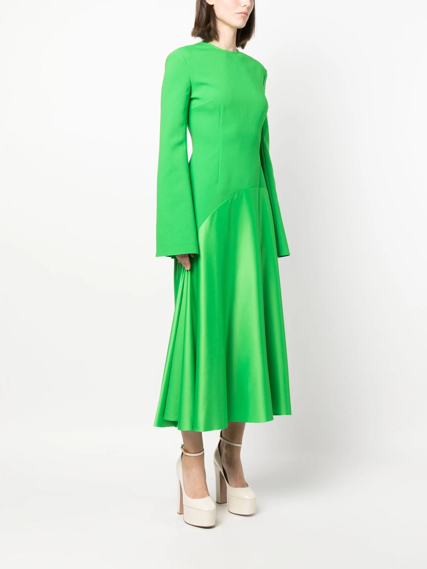 Gaia flared midi dress