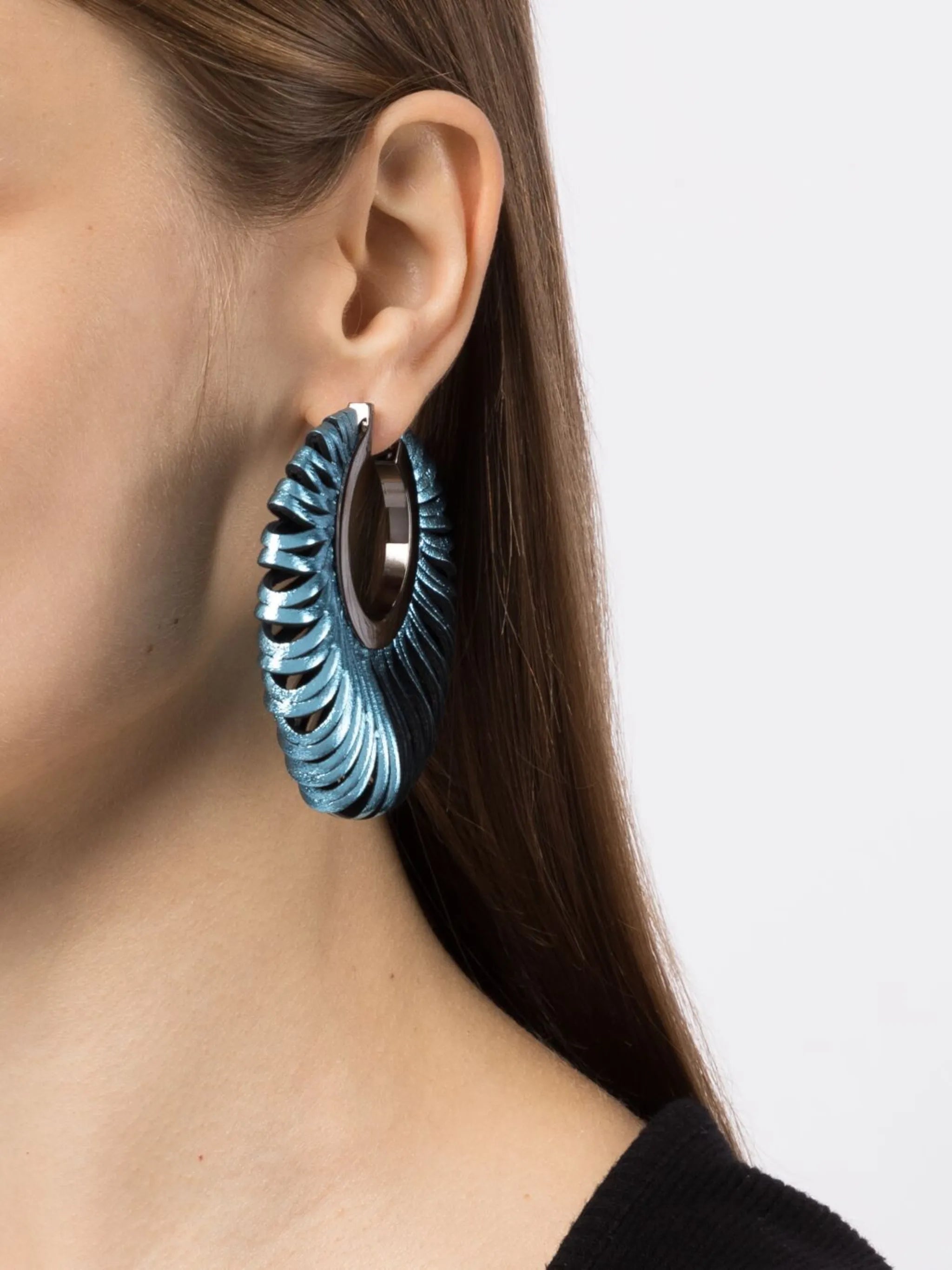 Revolve hoop earrings