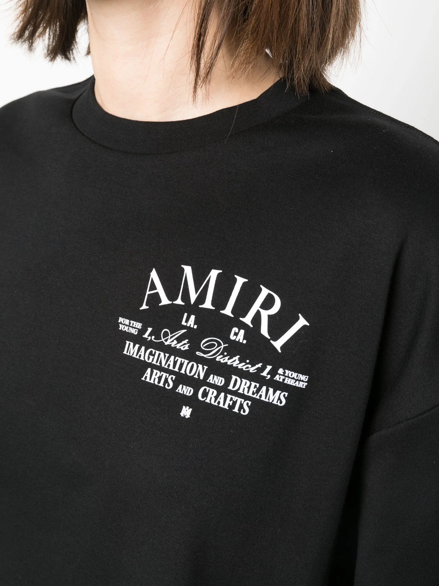 Arts District cropped cotton T-shirt