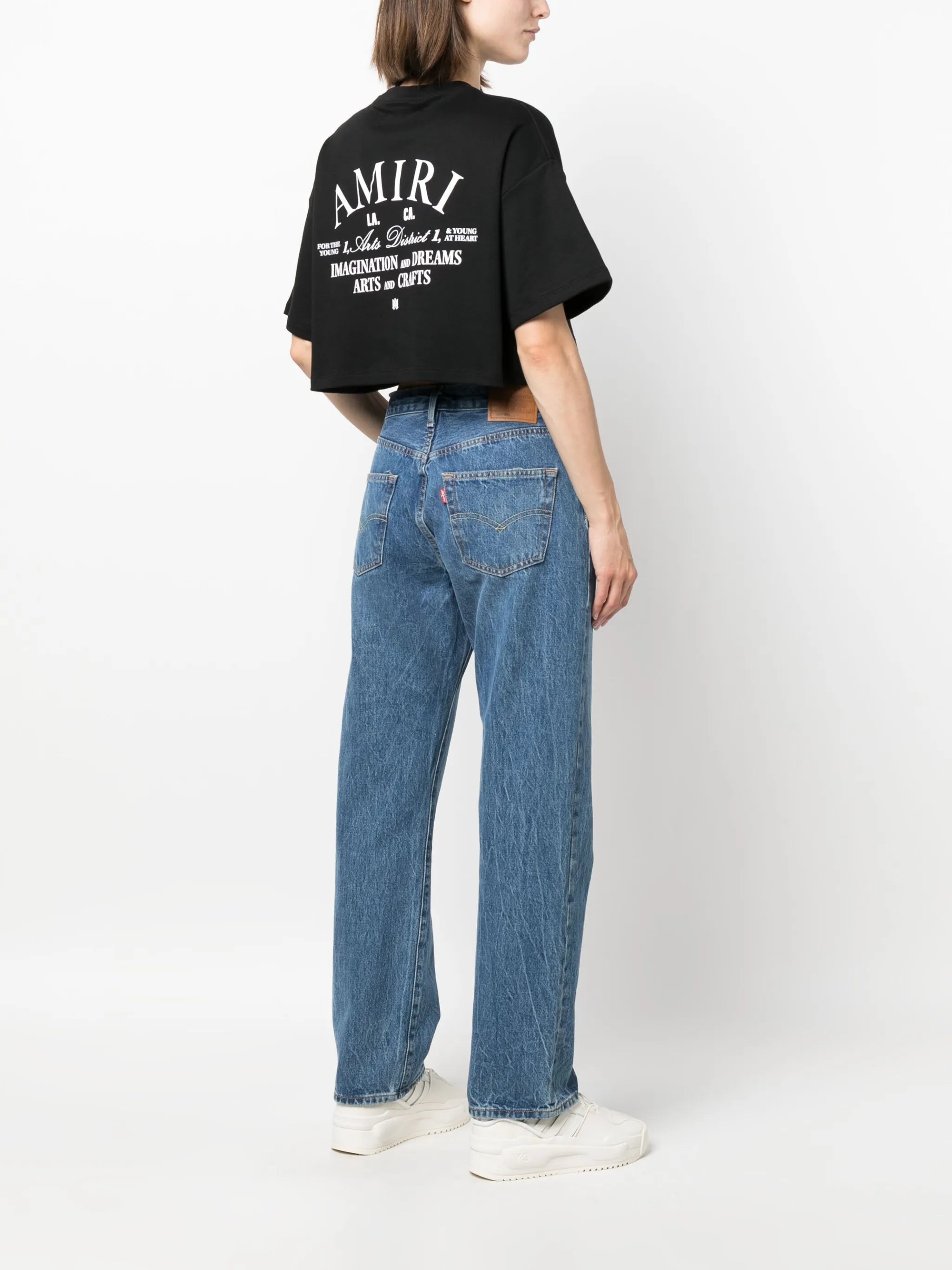 Arts District cropped cotton T-shirt