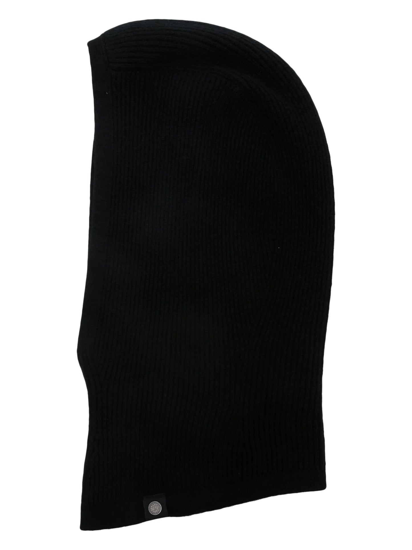 ribbed-knit cashmere balaclava