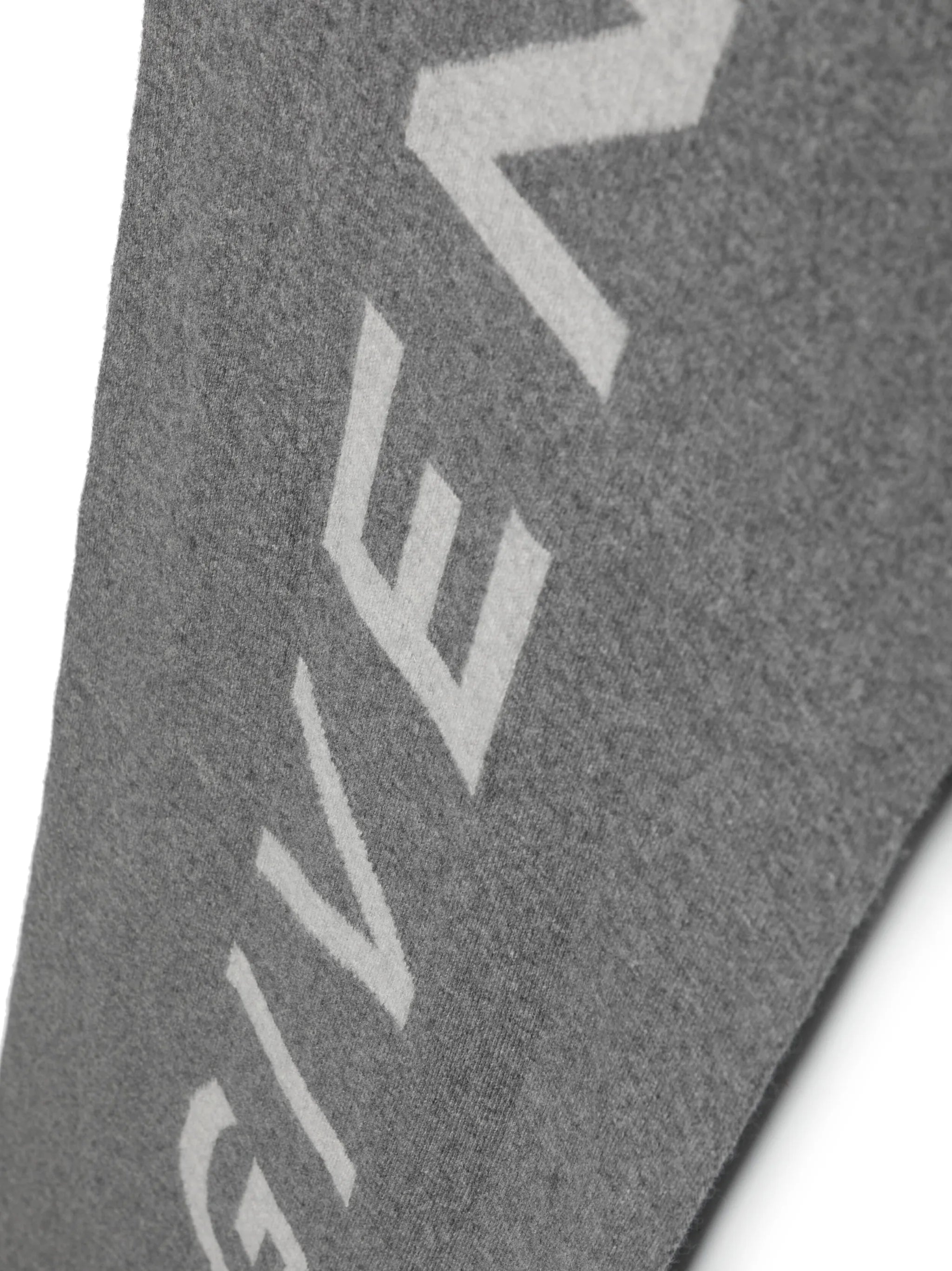 logo-embroidered scarf