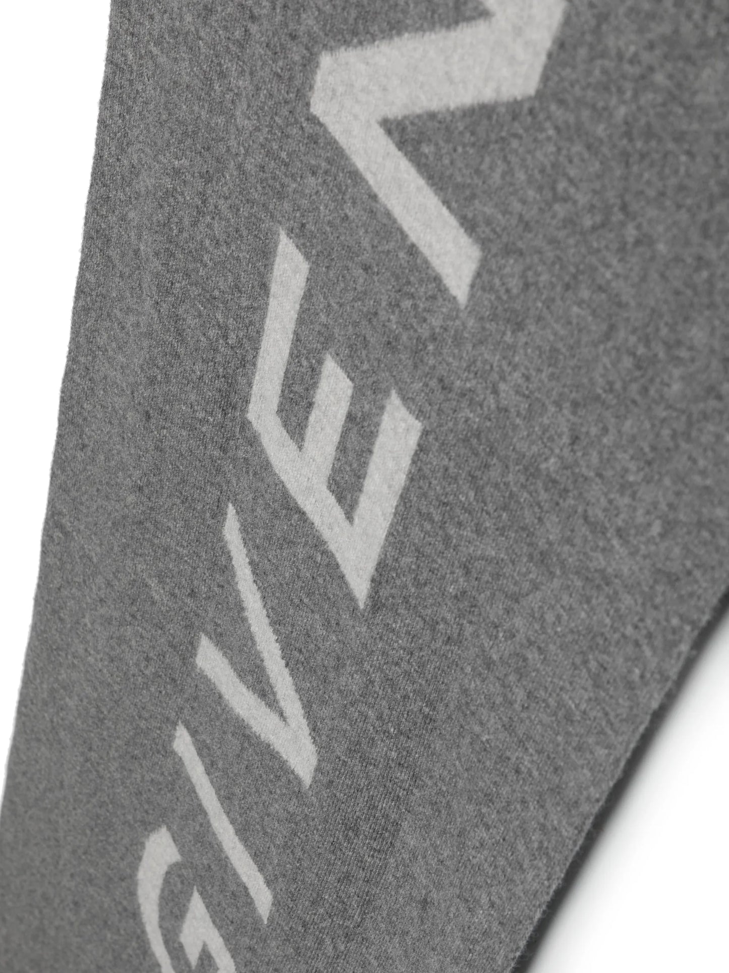 logo-embroidered scarf
