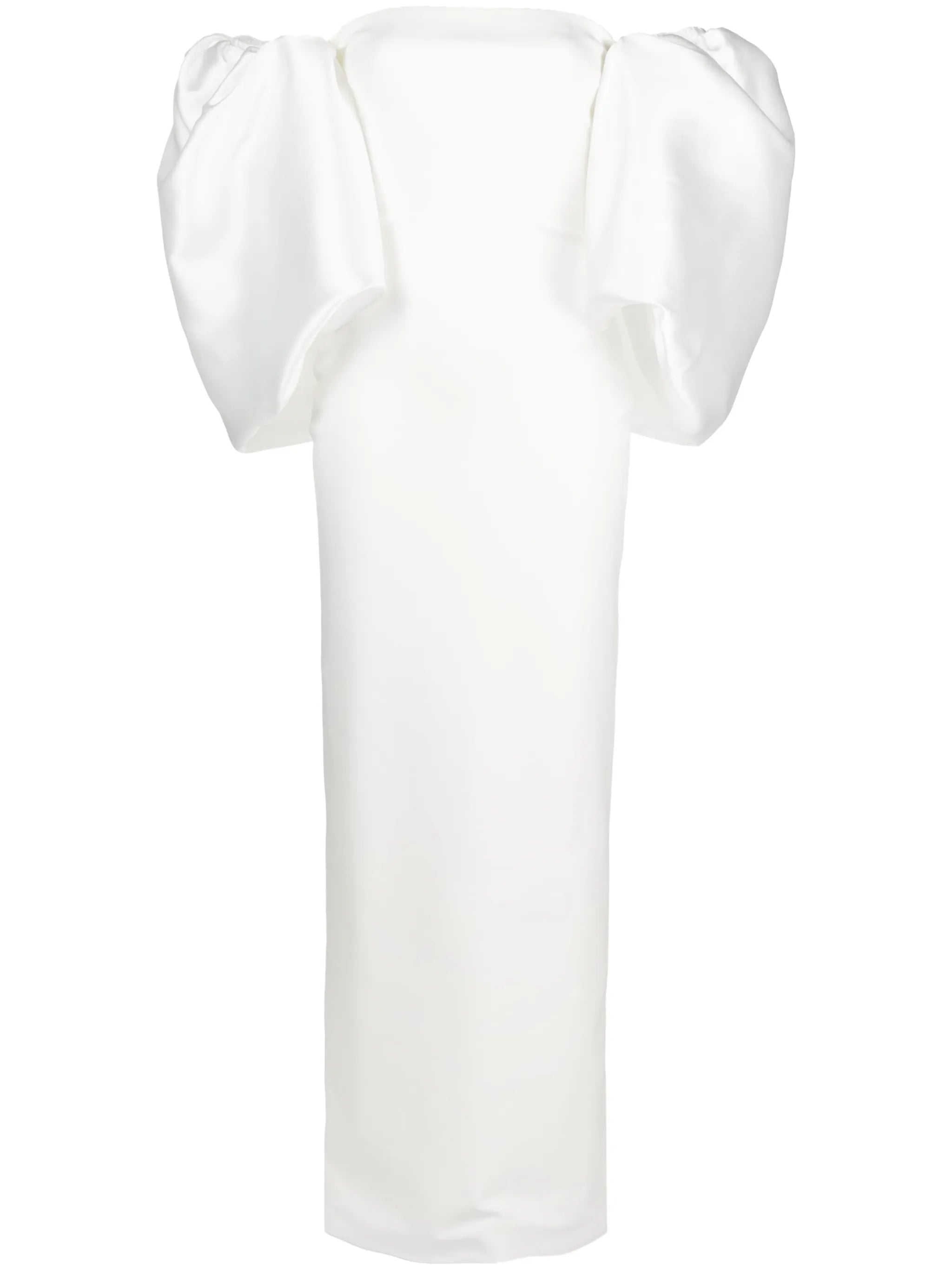 Pia puff-sleeve maxi dress