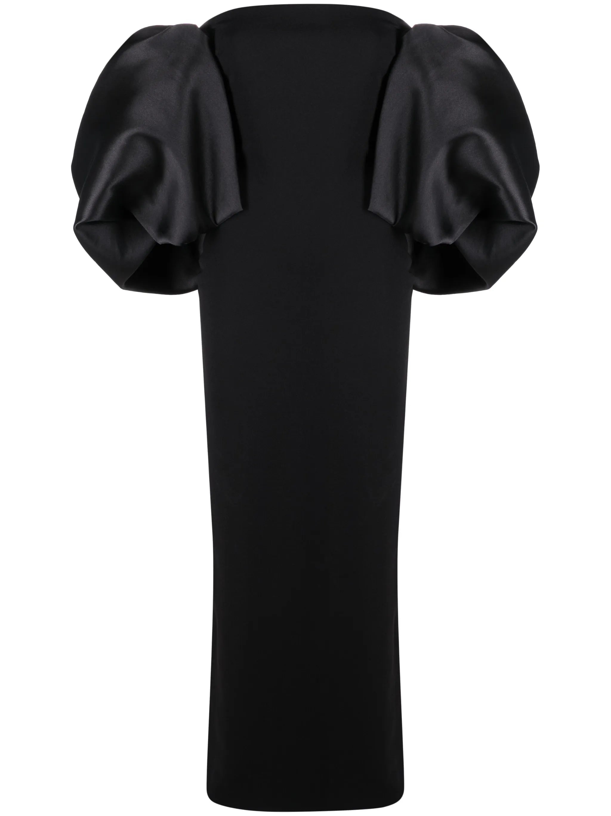 Pia puff-sleeve maxi dress