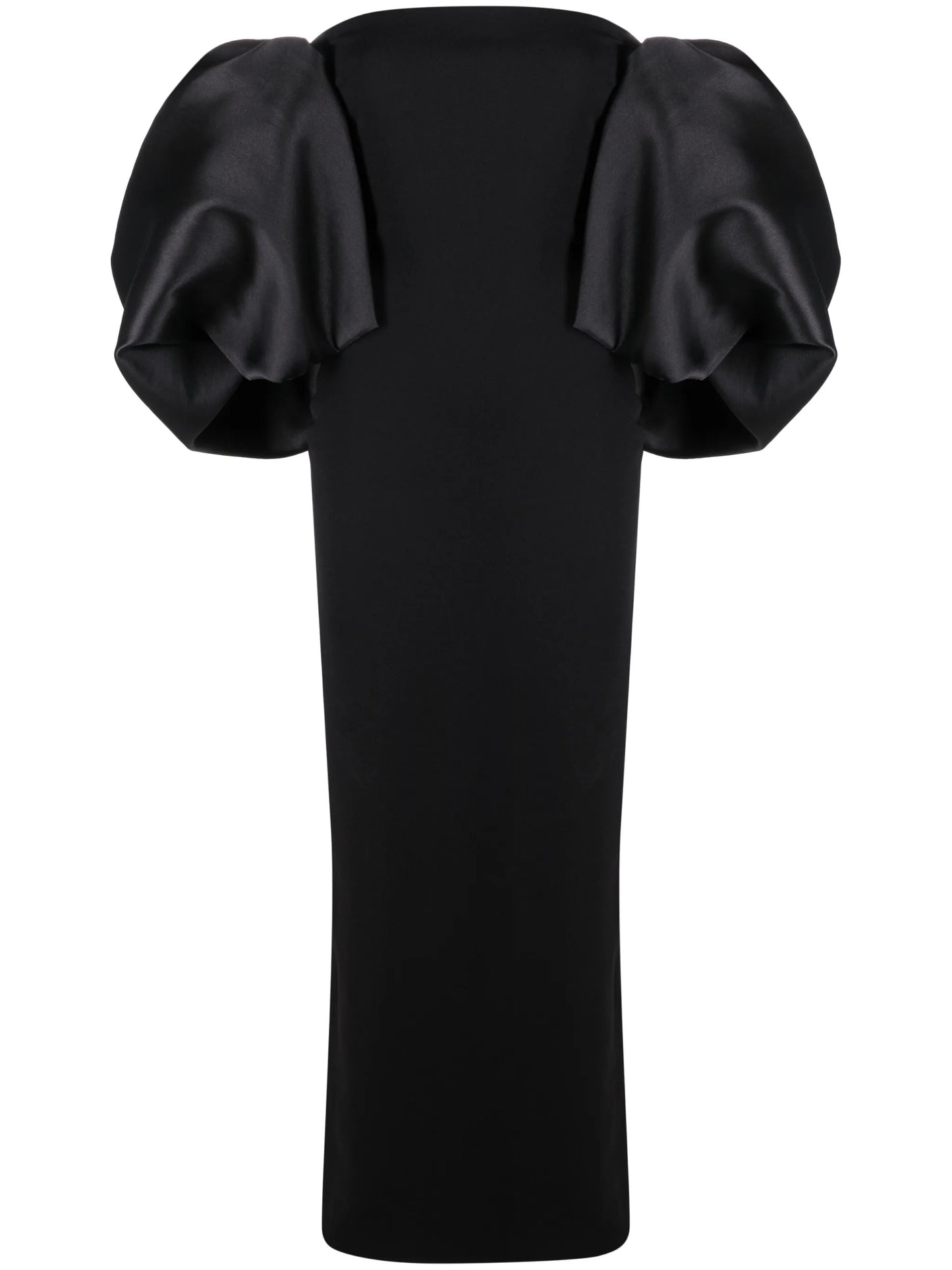 Pia puff-sleeve maxi dress