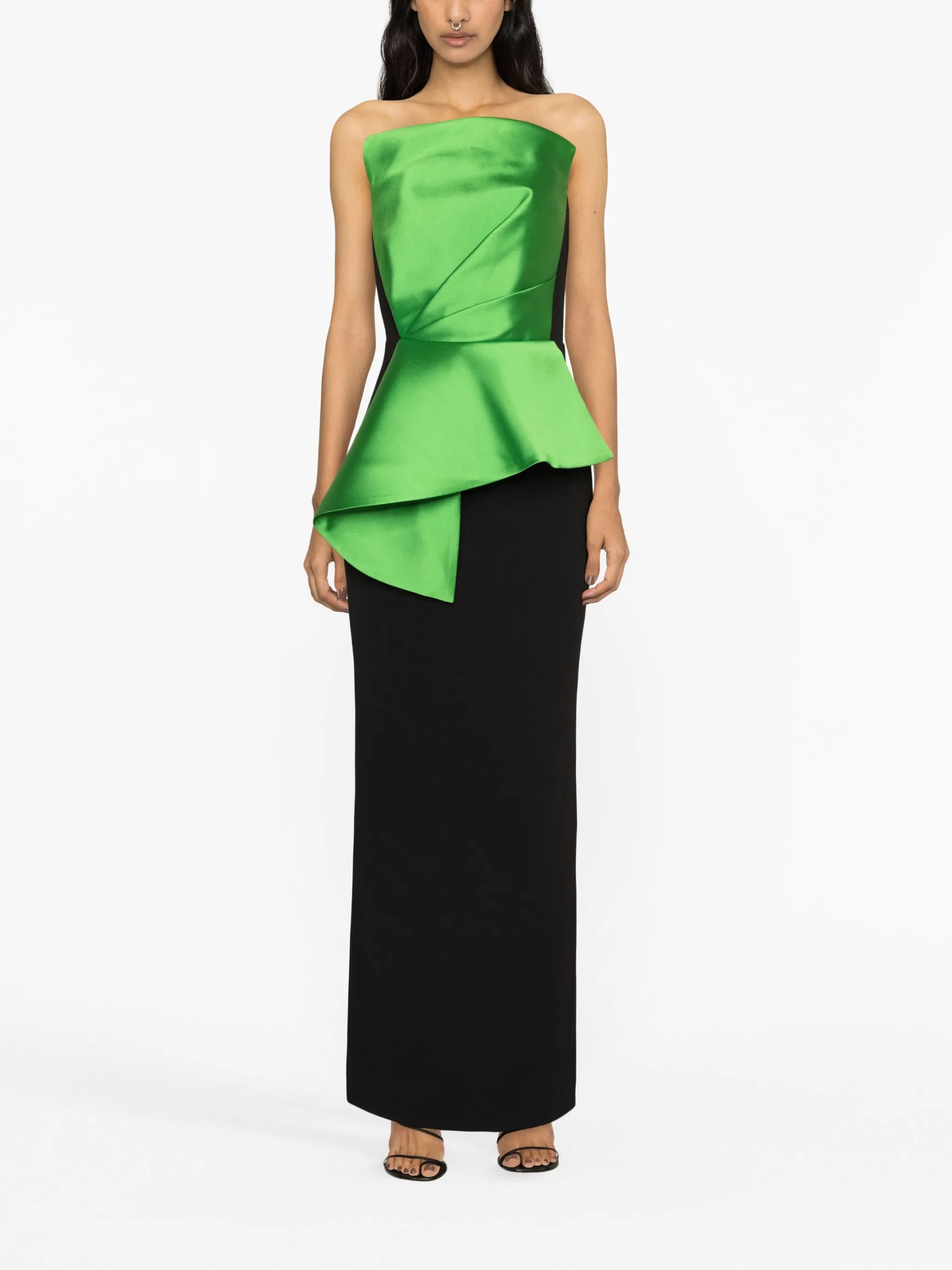 Zuri panelled maxi dress