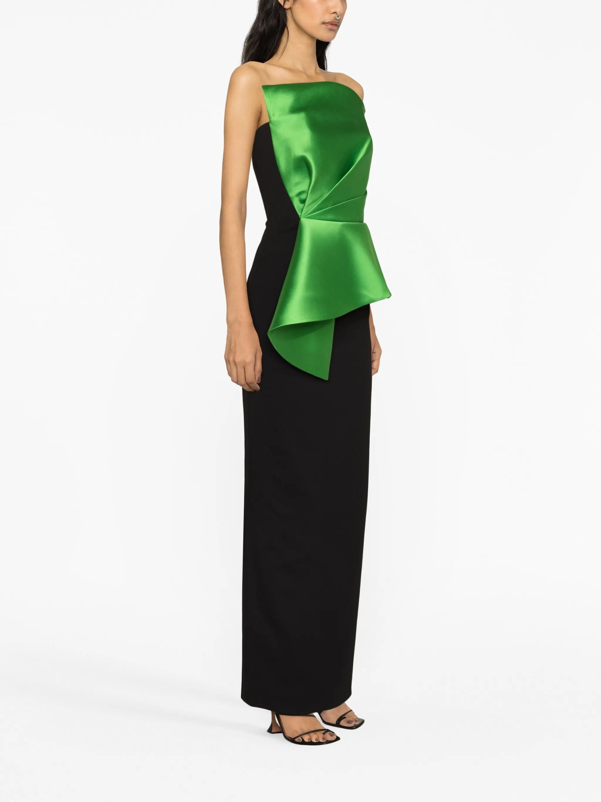 Zuri panelled maxi dress