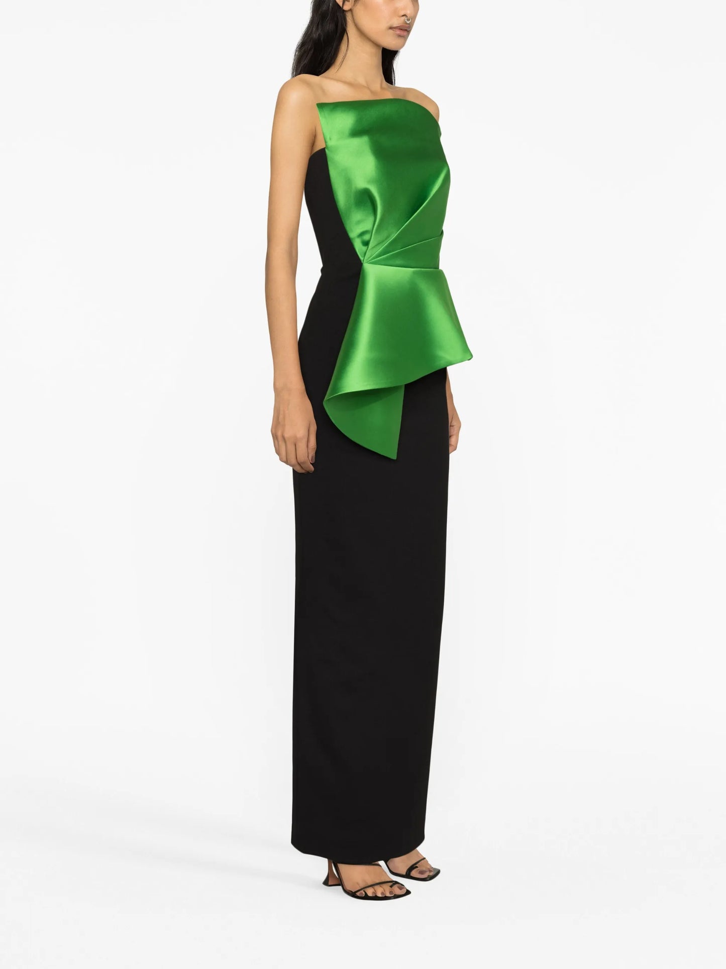 Zuri panelled maxi dress