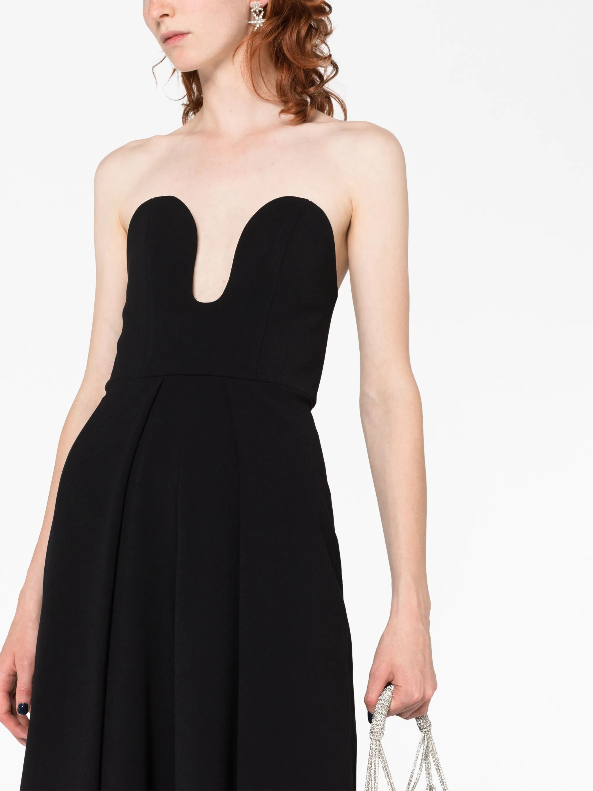 The Anelli wide-leg crêpe jumpsuit