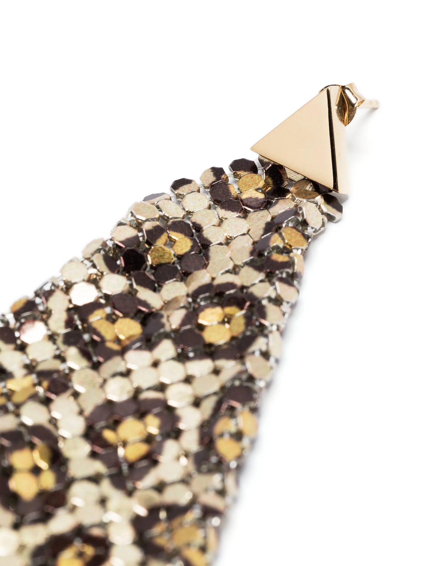 Flow Pixel leopard-print earrings