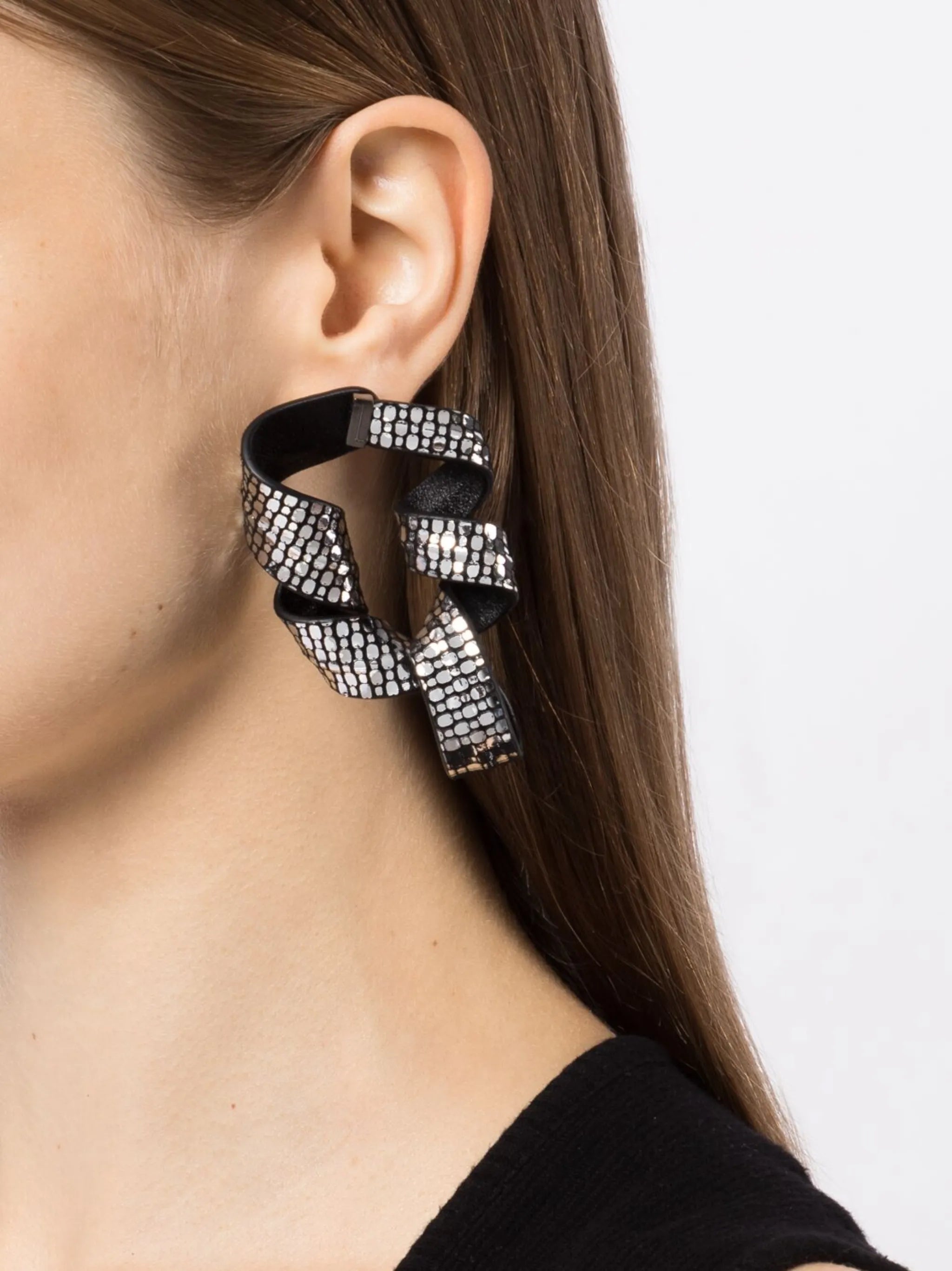 Nastro Snake twist earrings