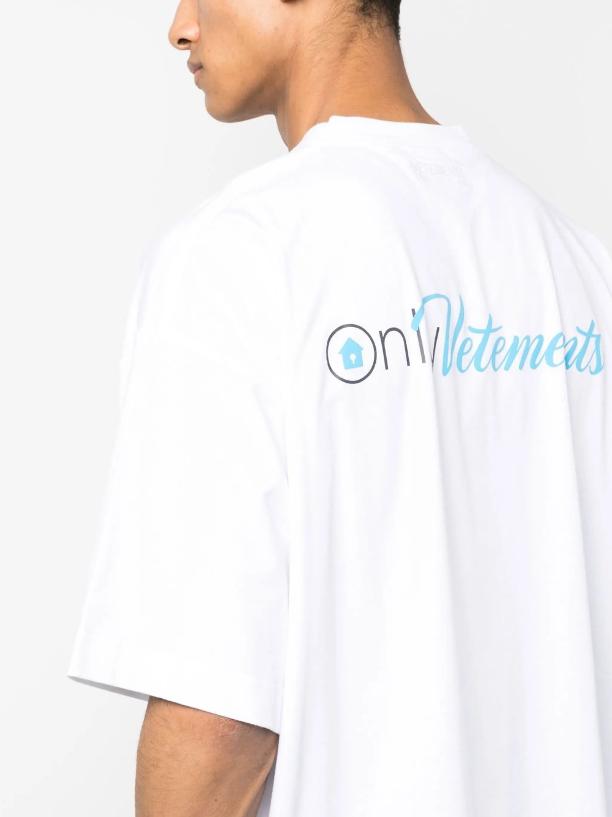 logo print short-sleeve T-shirt