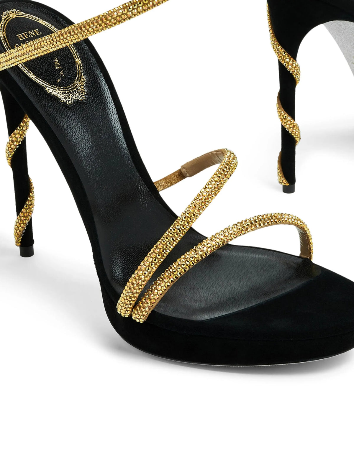 Cleo crystal-embellished sandals