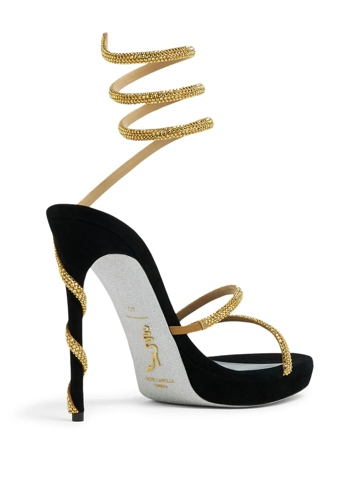 Cleo crystal-embellished sandals