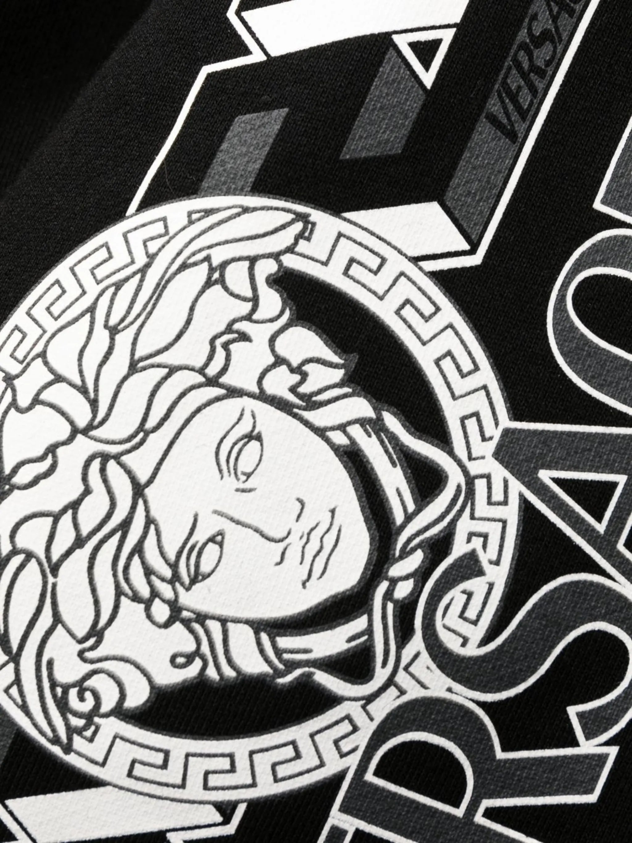Medusa-print tapered sweatpants