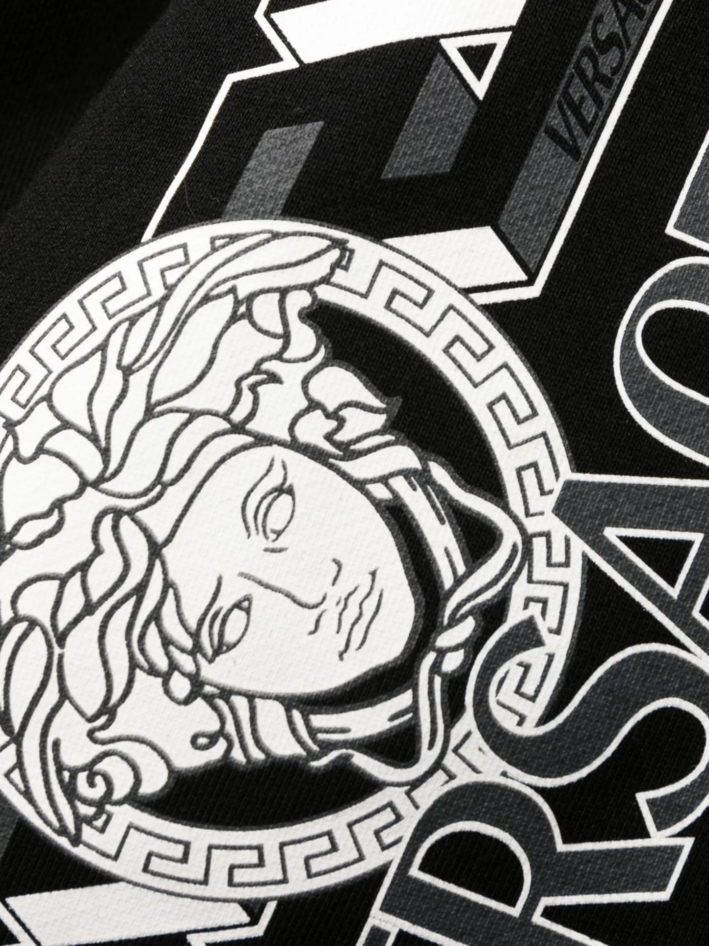 Medusa-print tapered sweatpants